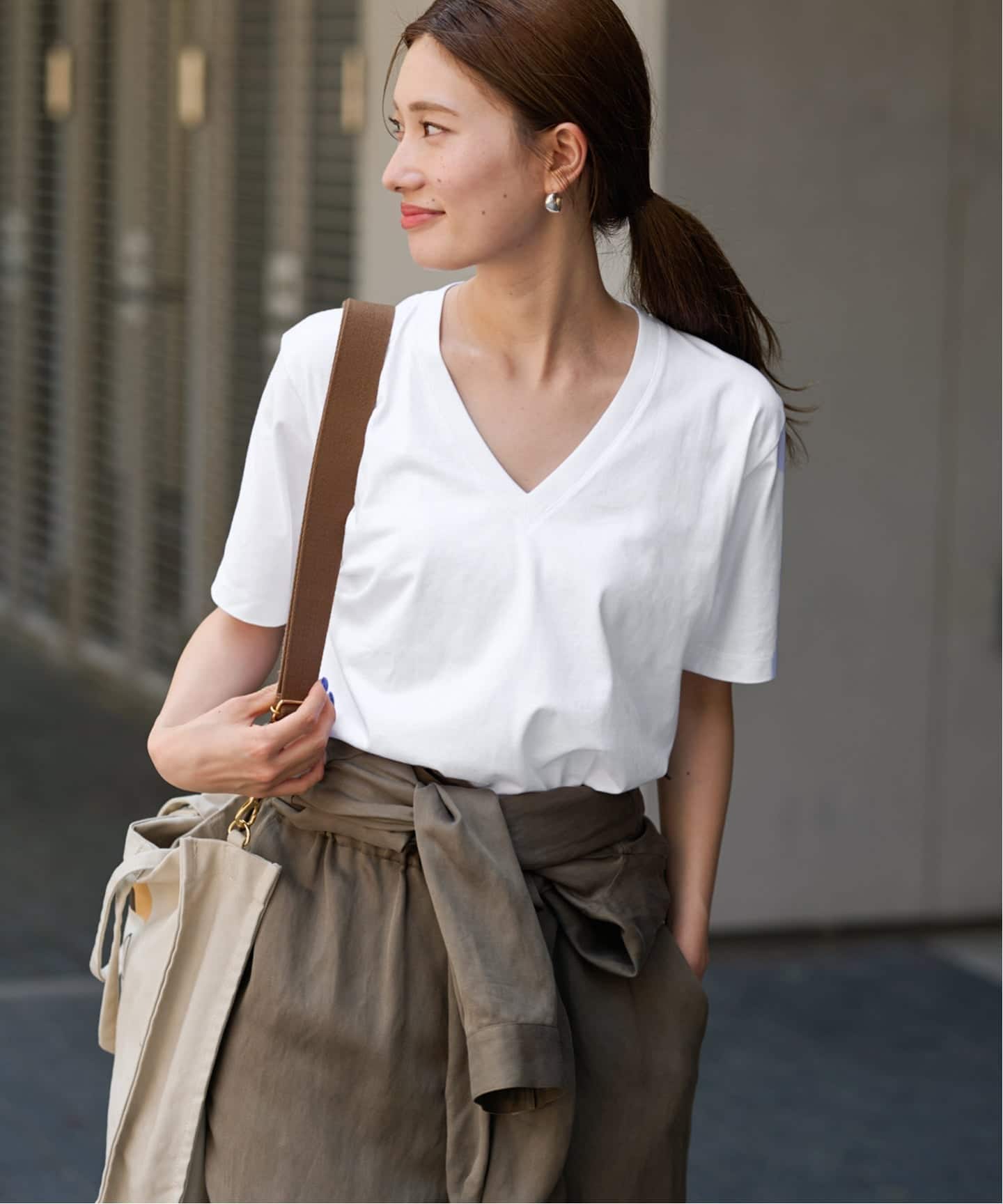 ≪追加≫LOEFF/ロエフ 別注 Vネック TEE（Tシャツ／カットソー