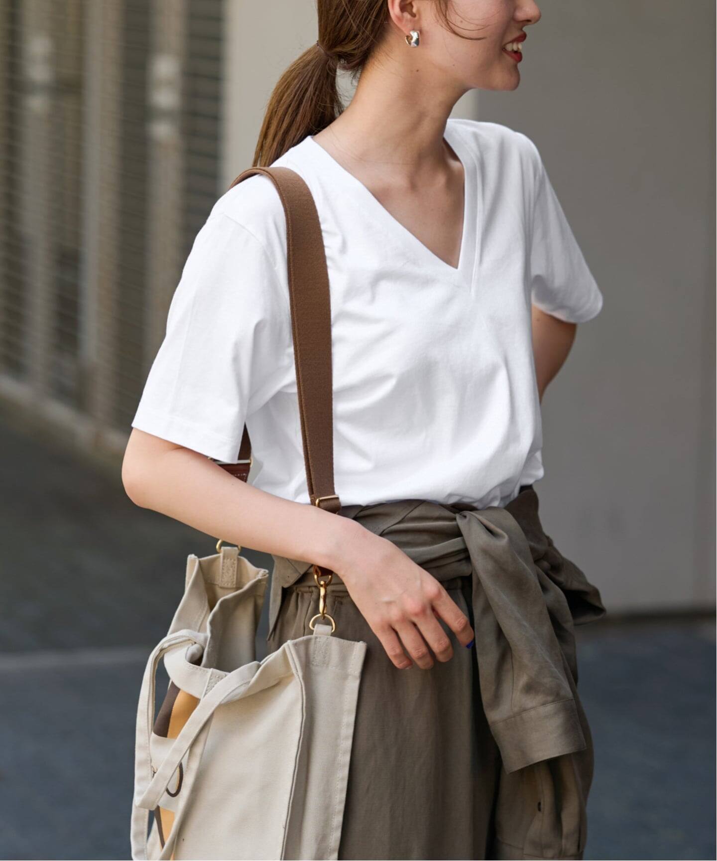 専用 FRAMeWORK LOEFF/ロエフ 別注 Vネック TEE ≪追加≫LOEFF/ロエフ 別注 Vネック TEE（Tシャツ／カットソー