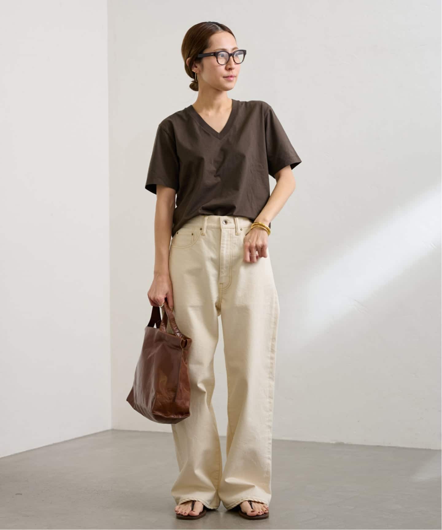 ≪追加≫LOEFF/ロエフ 別注 Vネック TEE（Tシャツ／カットソー
