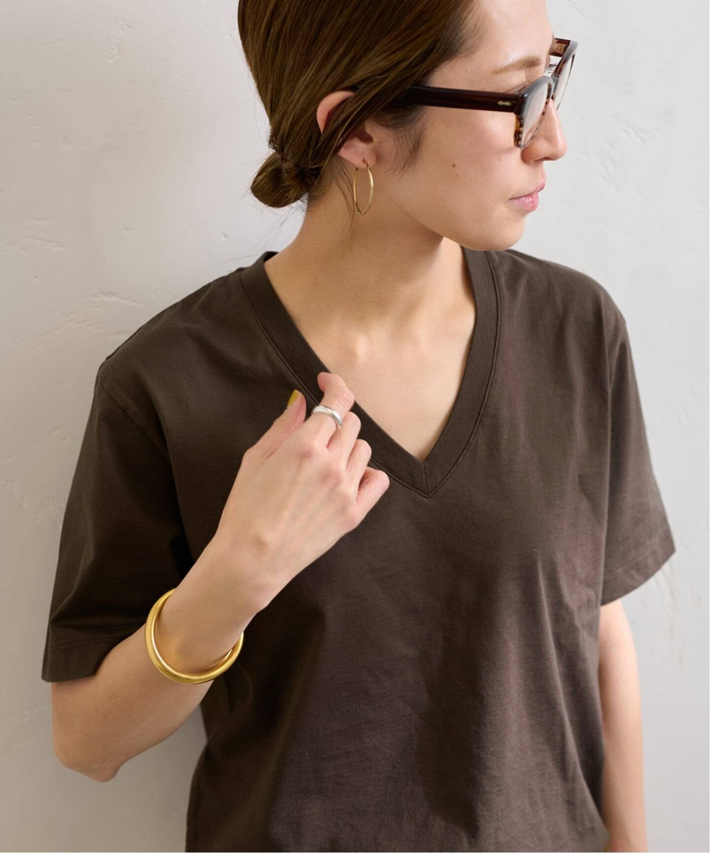 ≪追加≫LOEFF/ロエフ 別注 Vネック TEE（Tシャツ／カットソー