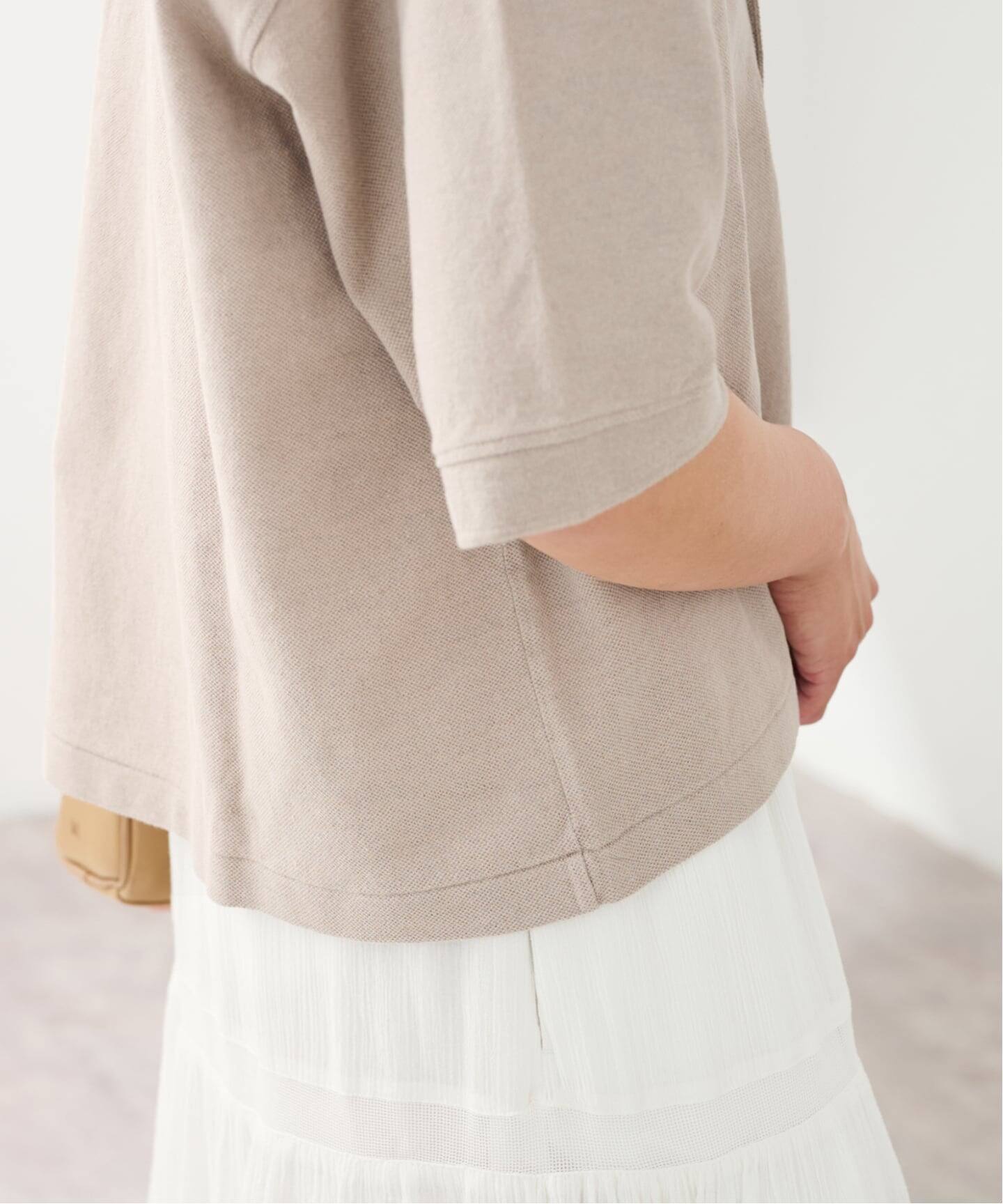LOEFF/ロエフ 別注リネンコットンポロシャツ（Tシャツ／カットソー