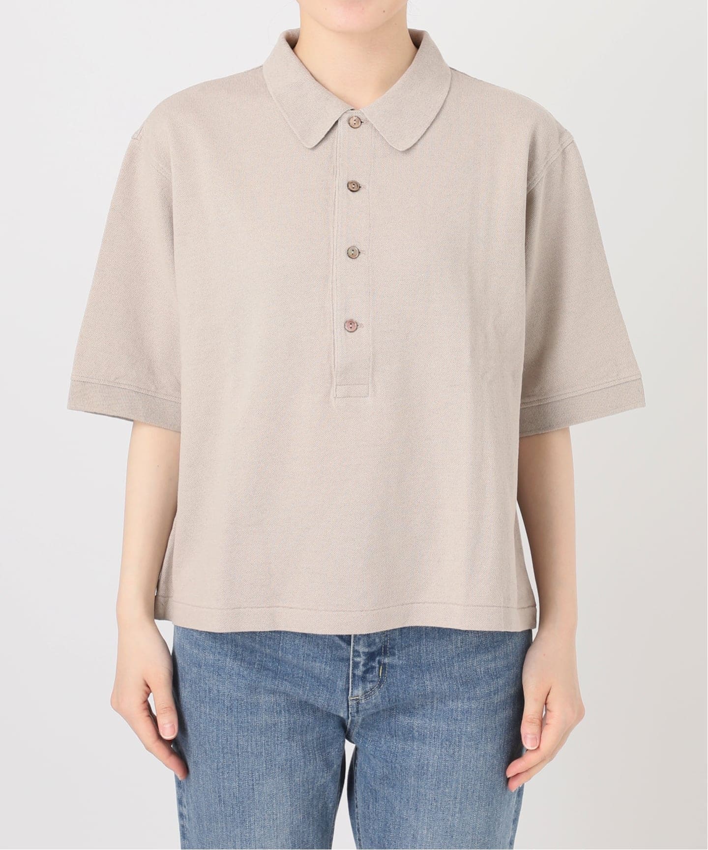 LOEFF/ロエフ 別注リネンコットンポロシャツ（Tシャツ／カットソー