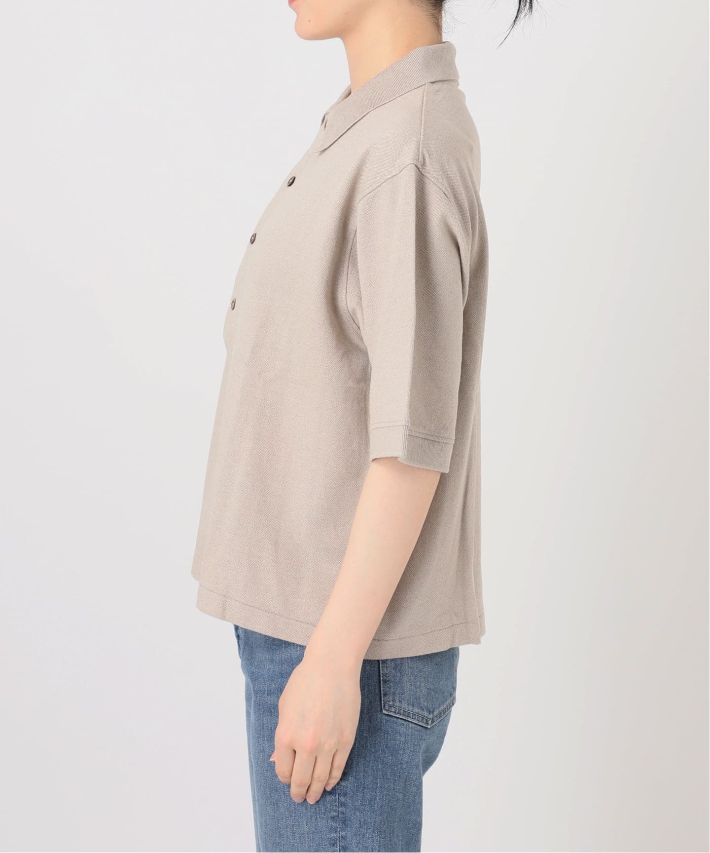 FRAMeWORK LOEFF/ロエフ 別注ポロシャツ LOEFF/ロエフ 別注リネンコットンポロシャツ（Tシャツ／カットソー