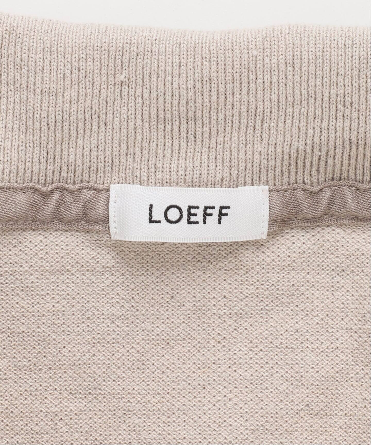 LOEFF/ロエフ 別注リネンコットンポロシャツ（Tシャツ／カットソー