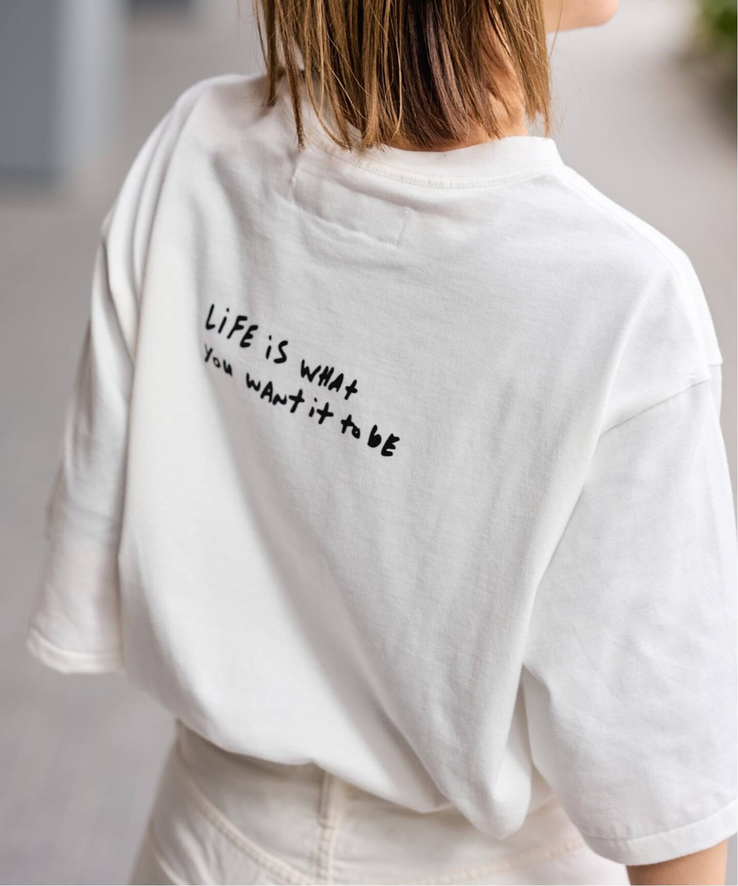 【フレームワーク】ジェーンスミス Tシャツ ホワイト JANE SMITH/ジェーンスミス jay tanju DOWN THERE ss tシャツ（Tシャツ