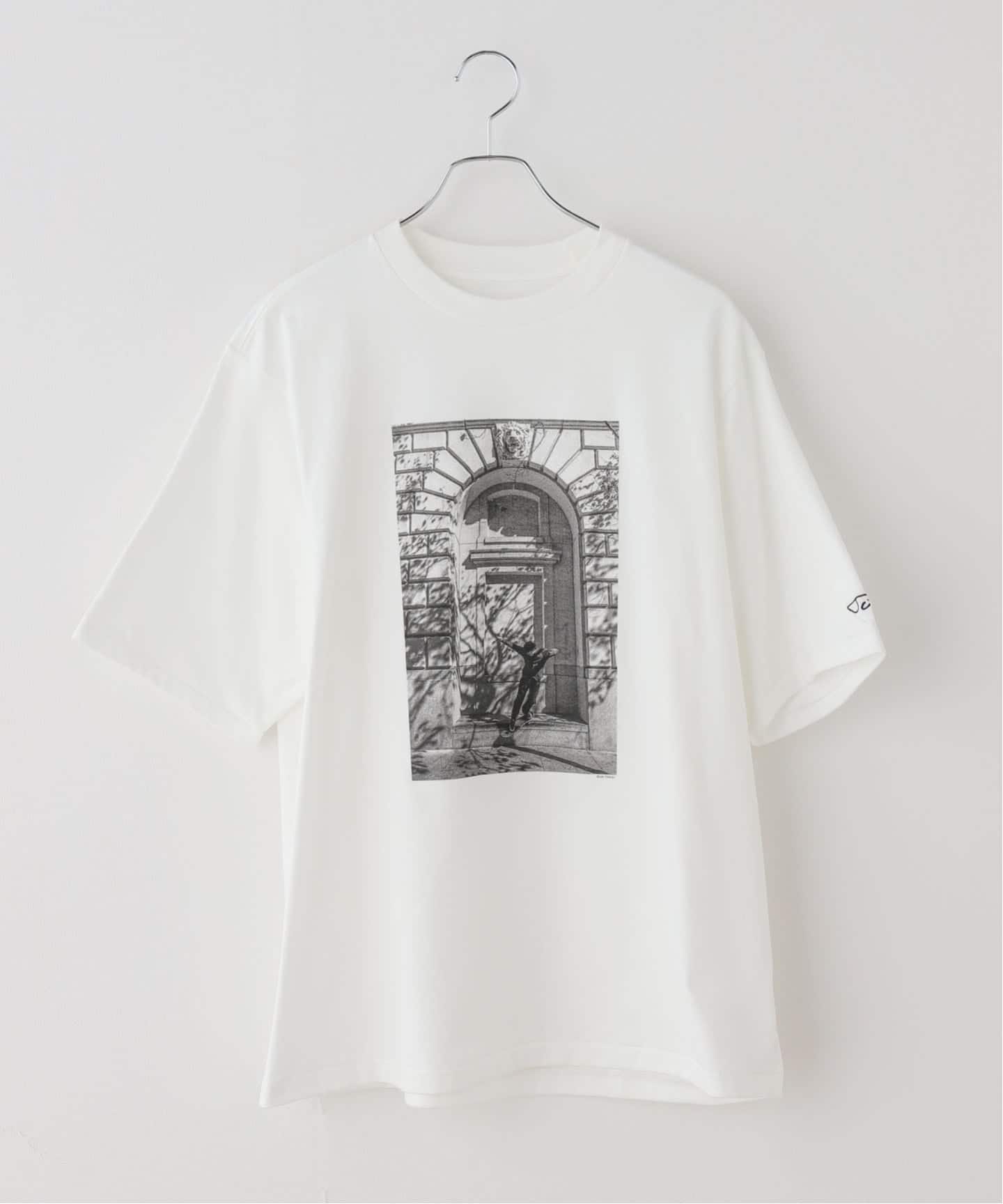 【フレームワーク】ジェーンスミス Tシャツ ホワイト JANE SMITH/ジェーンスミス jay tanju DOWN THERE ss tシャツ（Tシャツ