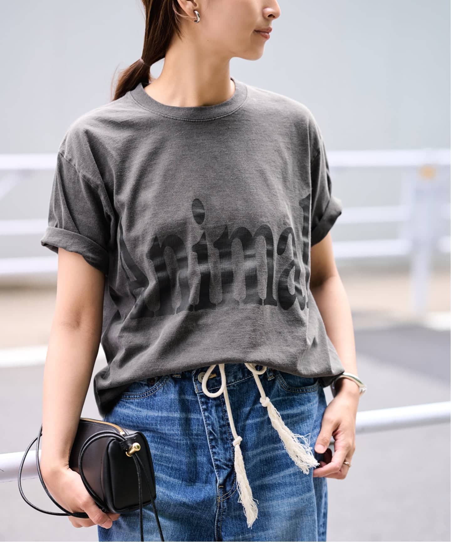 ≪新色 / 追加予約≫STUDIO ANIMALS 別注Animals Letter Tシャツ（T