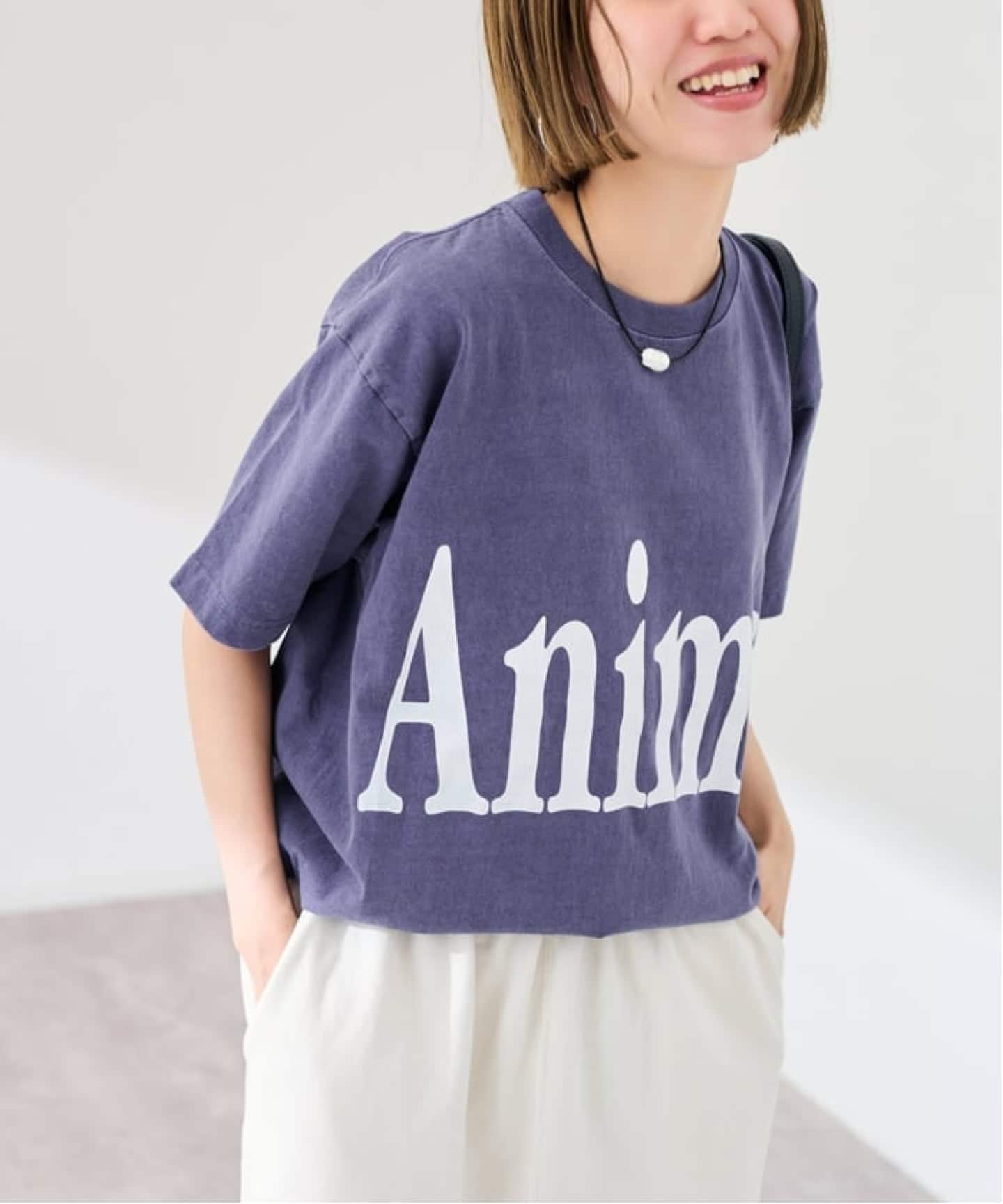 ≪新色 / 追加予約≫STUDIO ANIMALS 別注Animals Letter Tシャツ（T