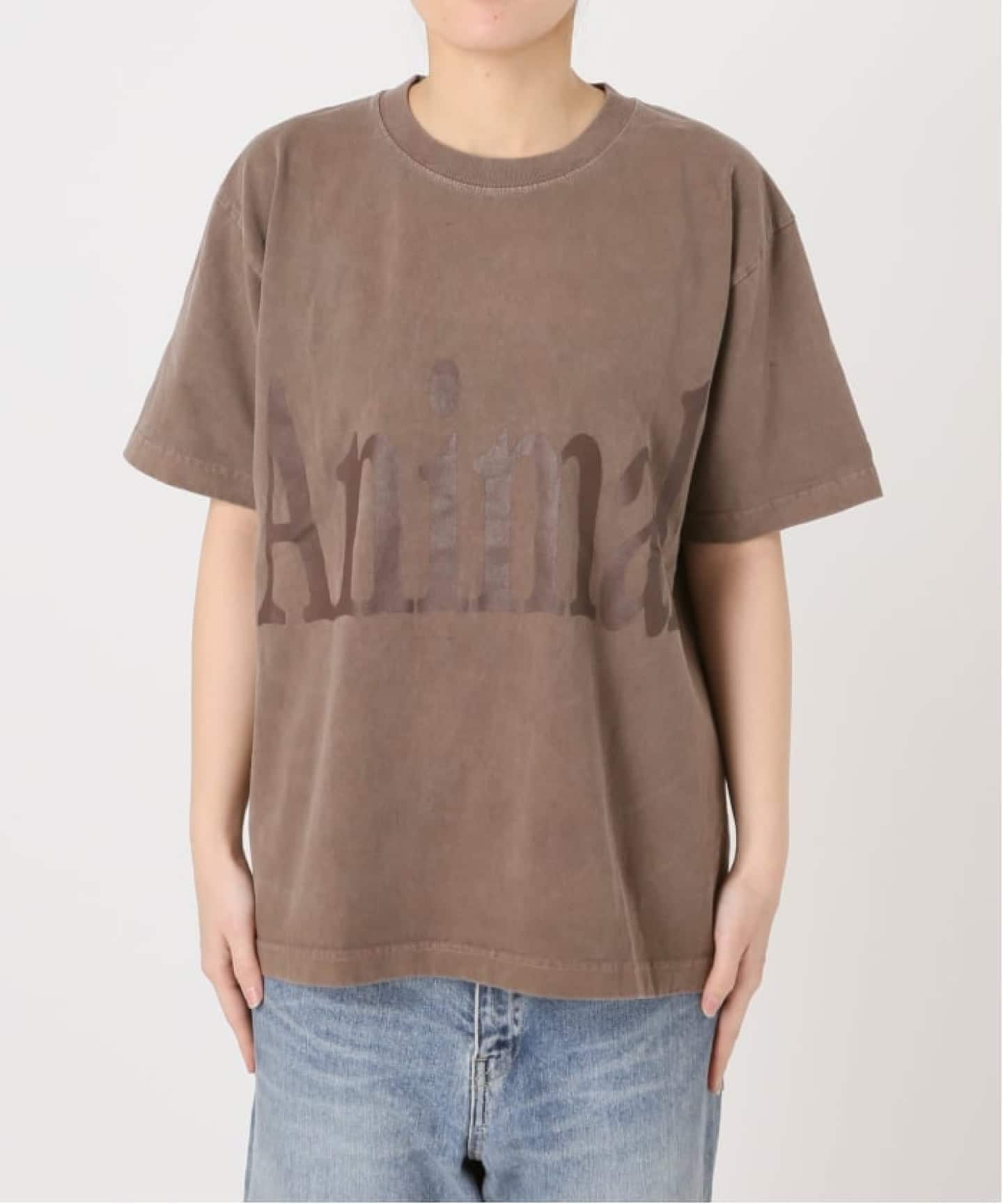 ≪新色 / 追加予約≫STUDIO ANIMALS 別注Animals Letter Tシャツ（T