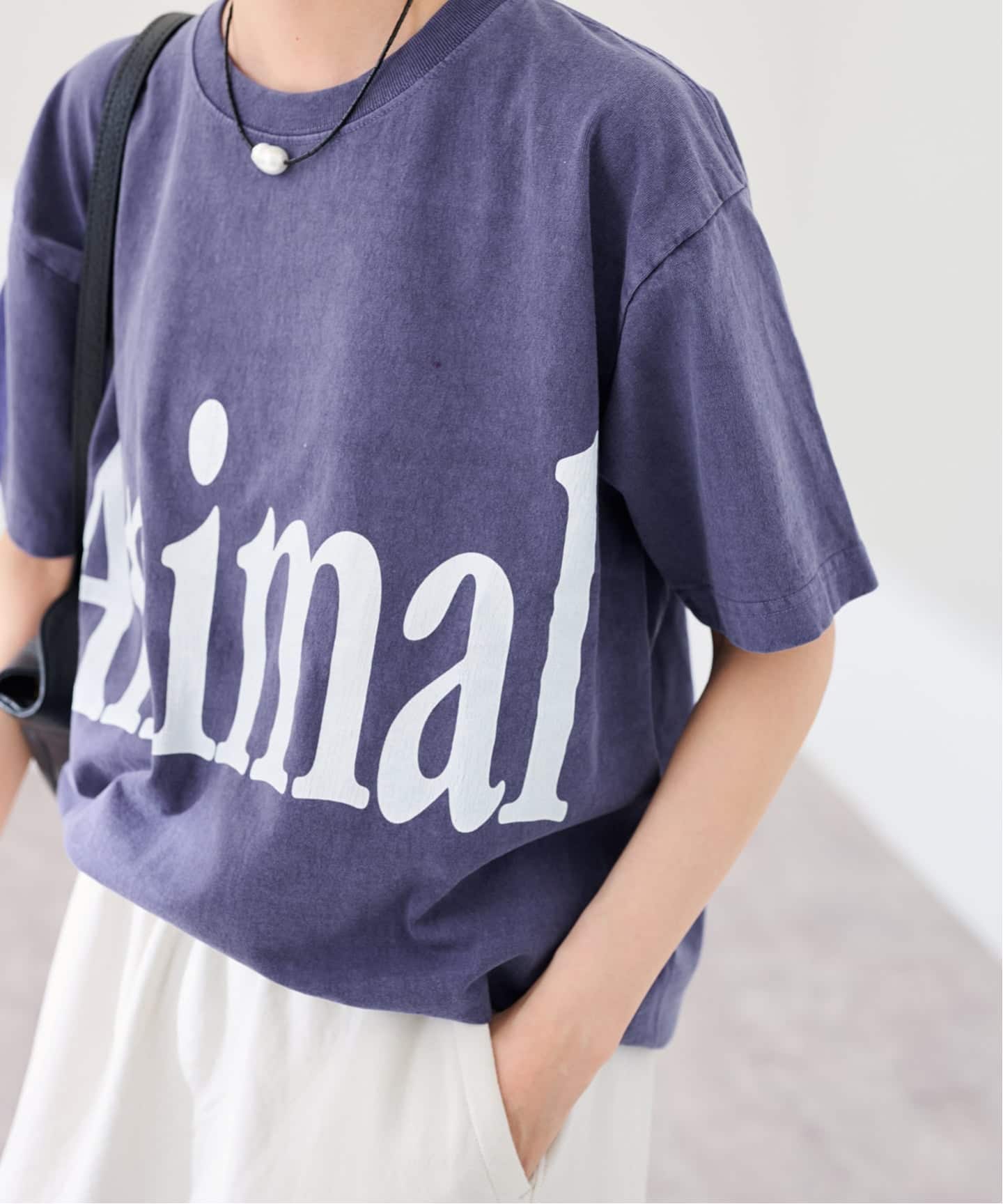 ≪新色 / 追加予約≫STUDIO ANIMALS 別注Animals Letter Tシャツ（T