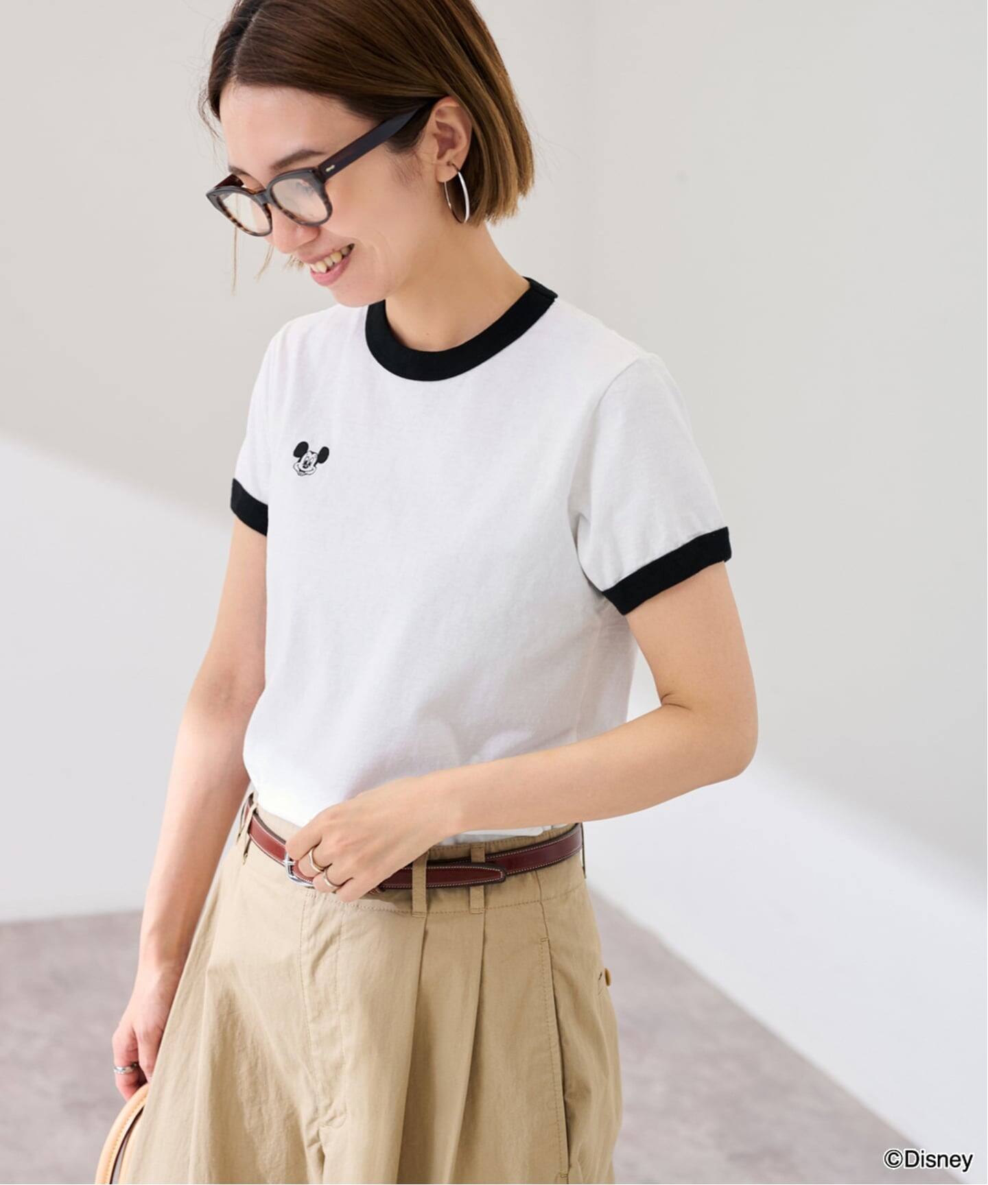 JANE SMITH/ジェーンスミス mickey ringer tee（Tシャツ／カットソー