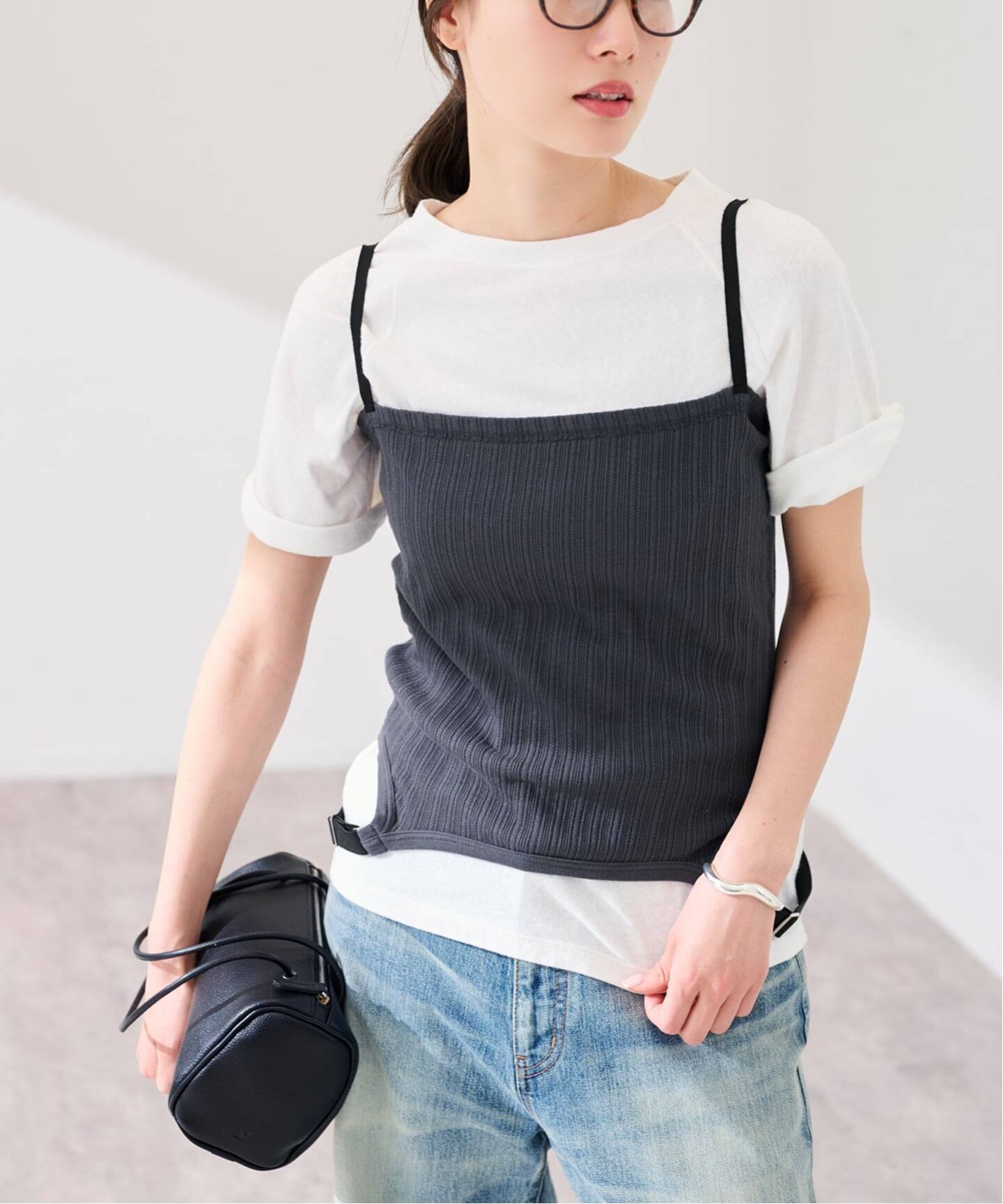 JANE SMITH/ジェーンスミス 別注シアータンク JANE SMITH(ジェーンスミス)のSHORT SLEEVE WITH TANK LAYERED