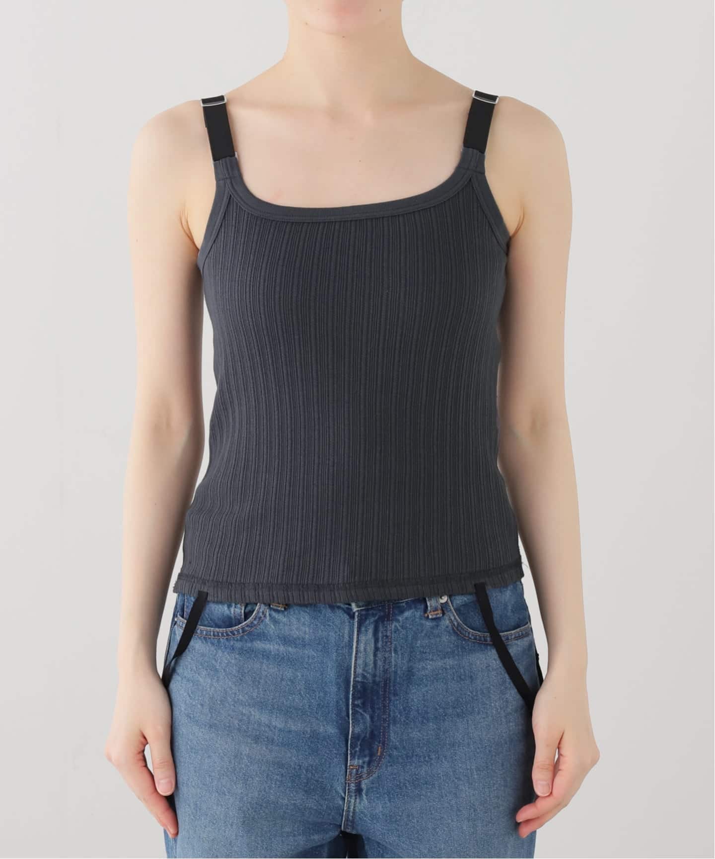 jane smith タンク 一部店舗限定】JANE SMITH/ジェーンスミス BUTTON TANK TOP タンク