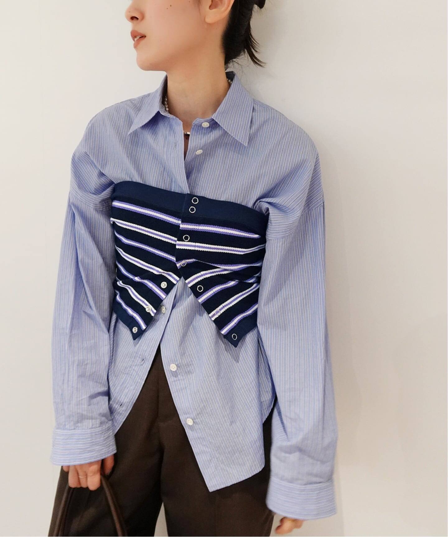 jane smith タンク JANE SMITH ＞フラワーレース リボン レイヤードタンクトップ