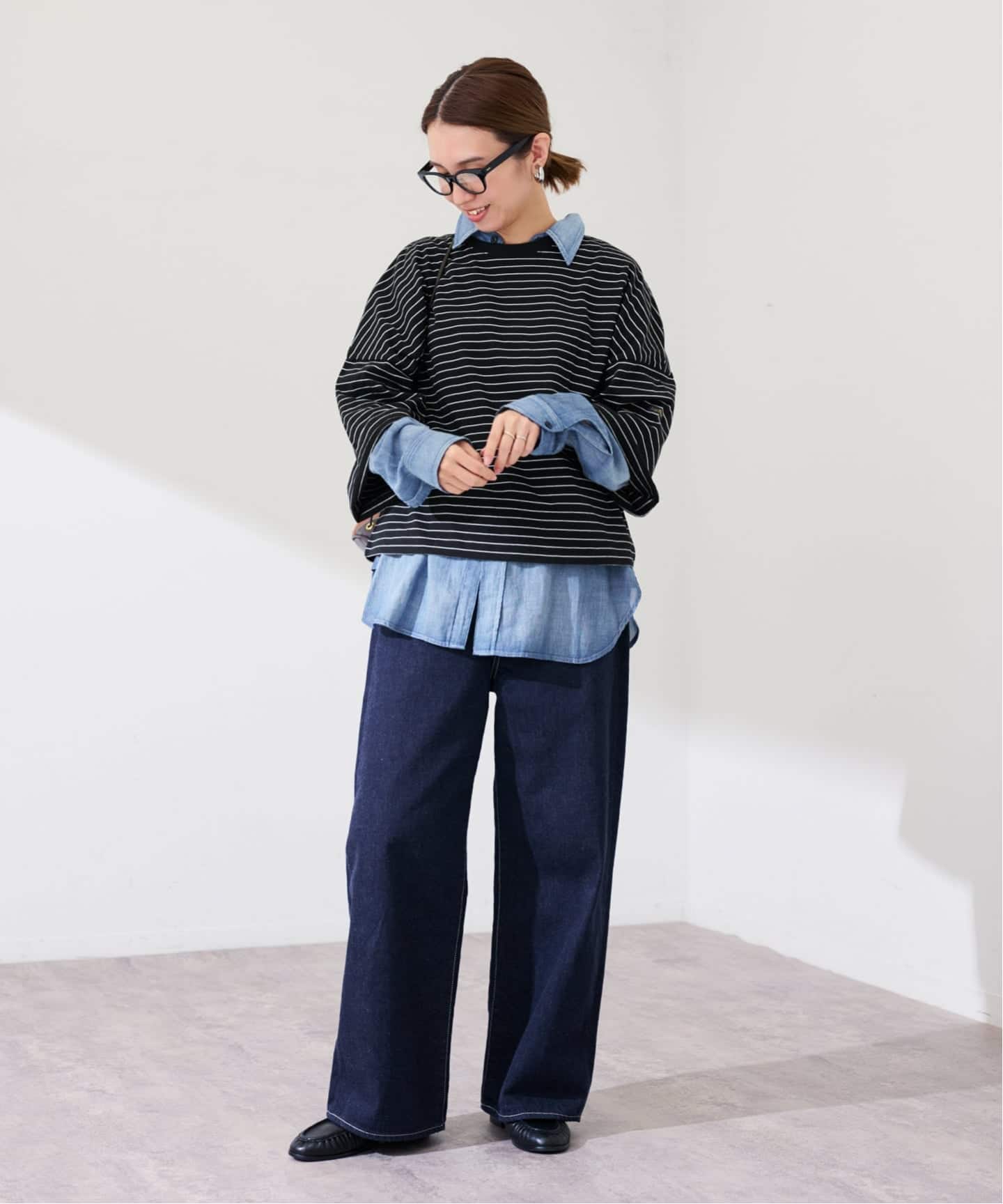 ≪新色 / 追加予約≫Le minor/ルミノア 別注ドロップショルダー（T