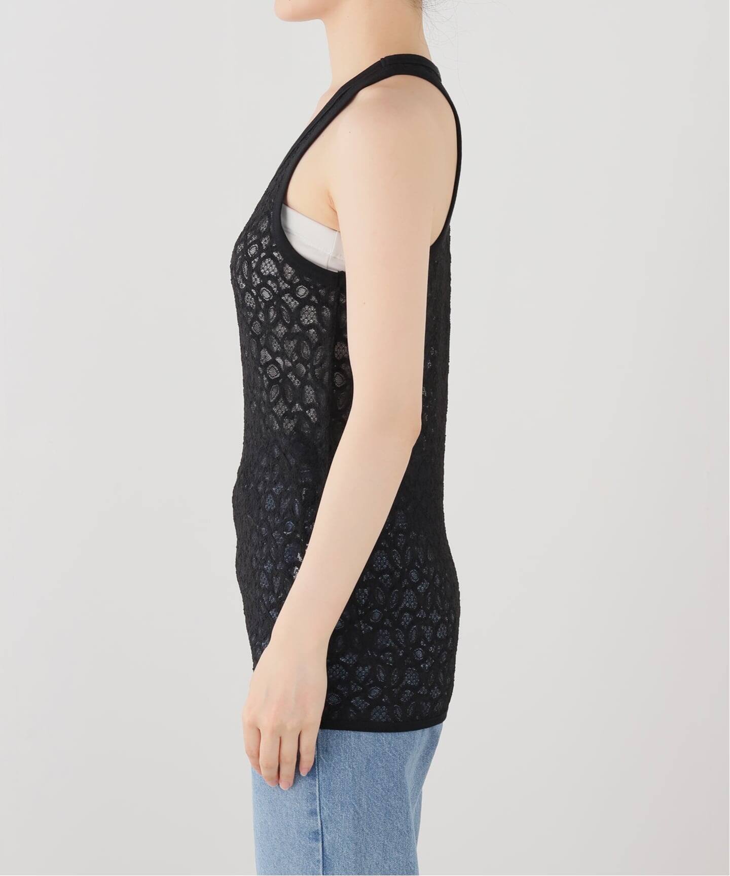 IRONING/アイロニング round lace タンクトップ（タンクトップ 