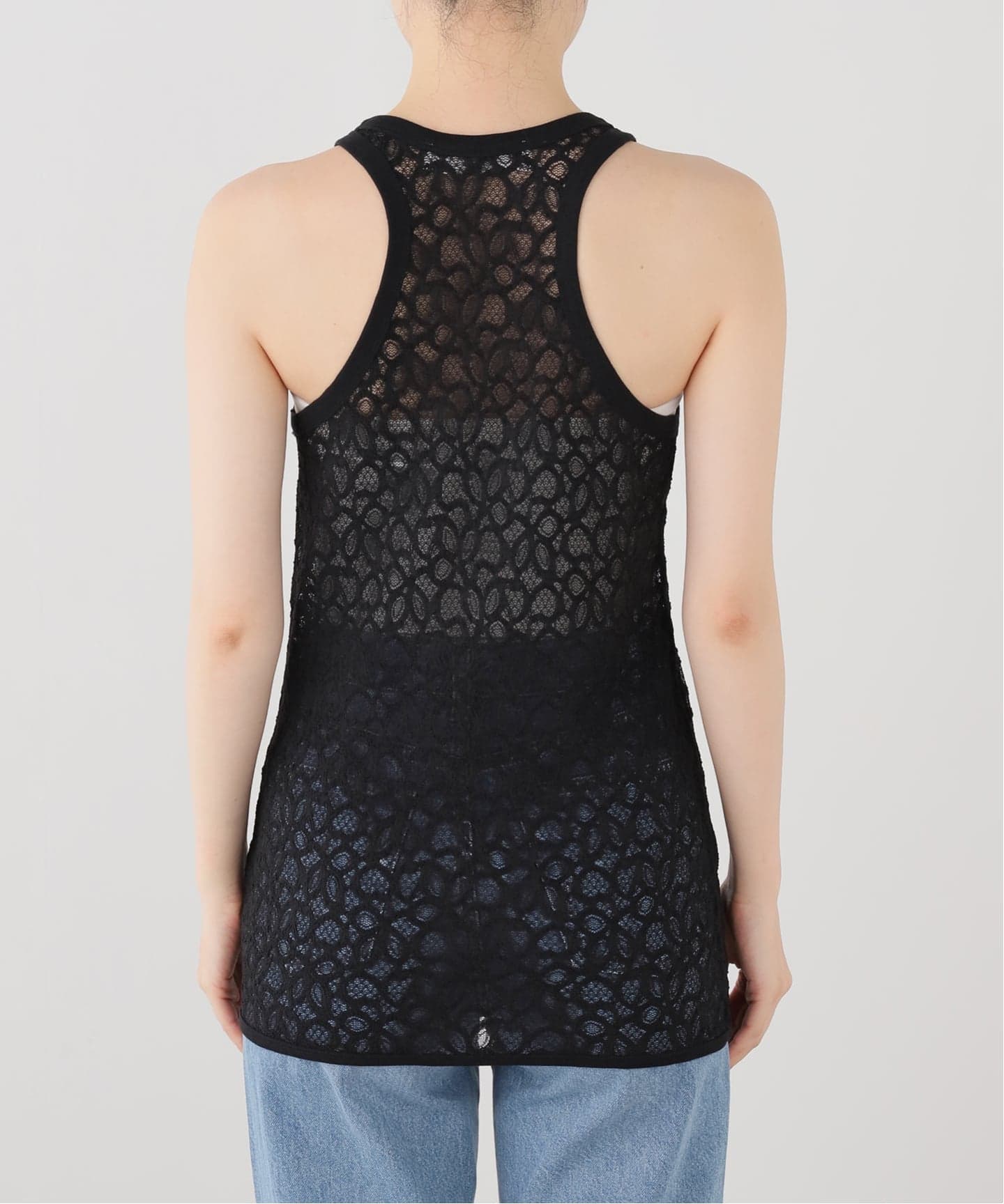 IRONING/アイロニング round lace タンクトップ（タンクトップ