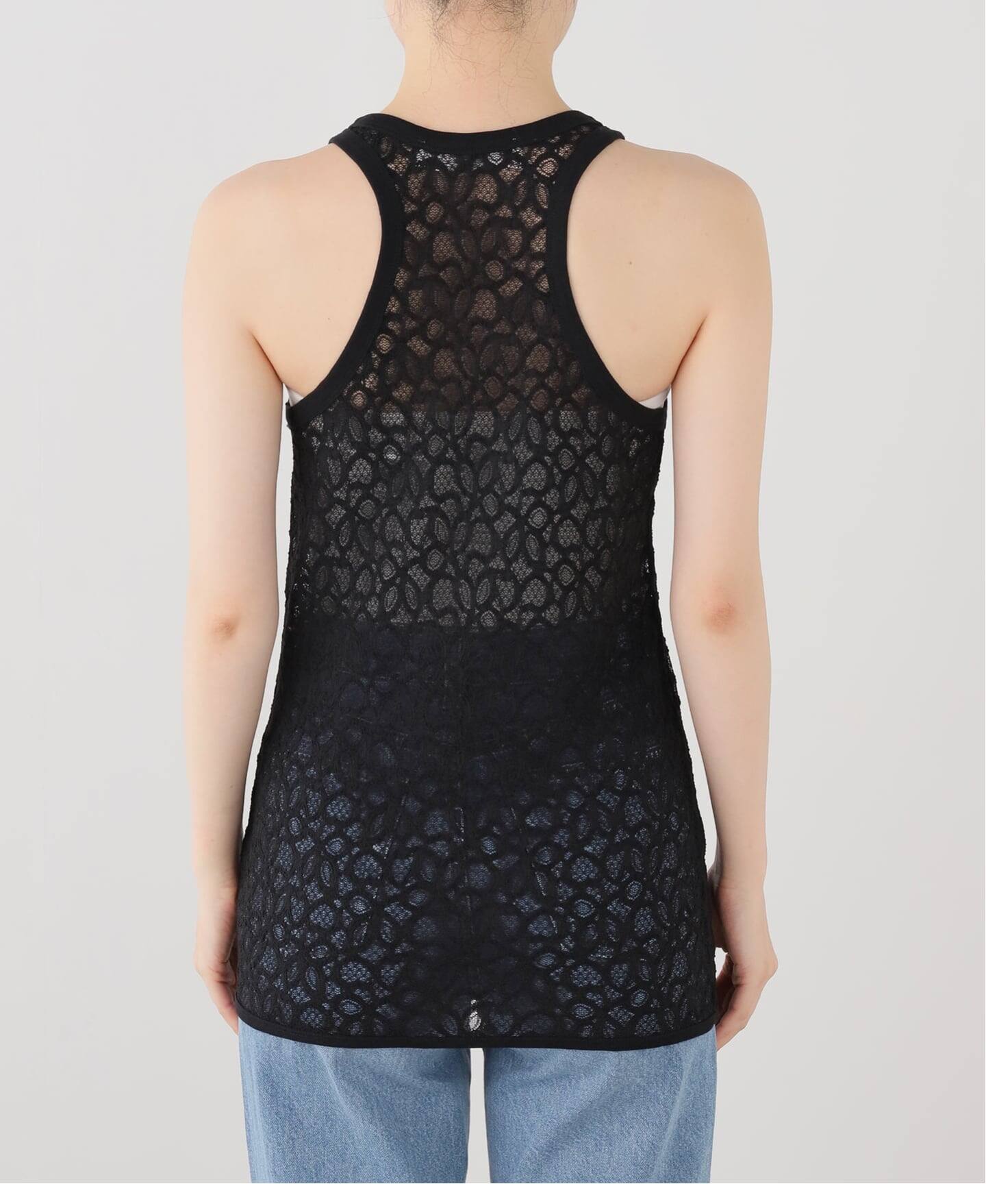 IRONING/アイロニング round lace タンクトップ（タンクトップ 