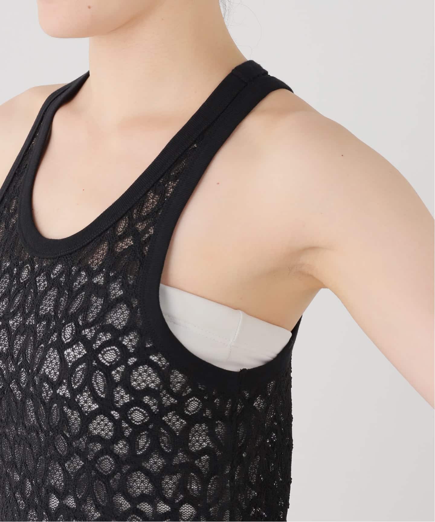 IRONING/アイロニング round lace タンクトップ（タンクトップ