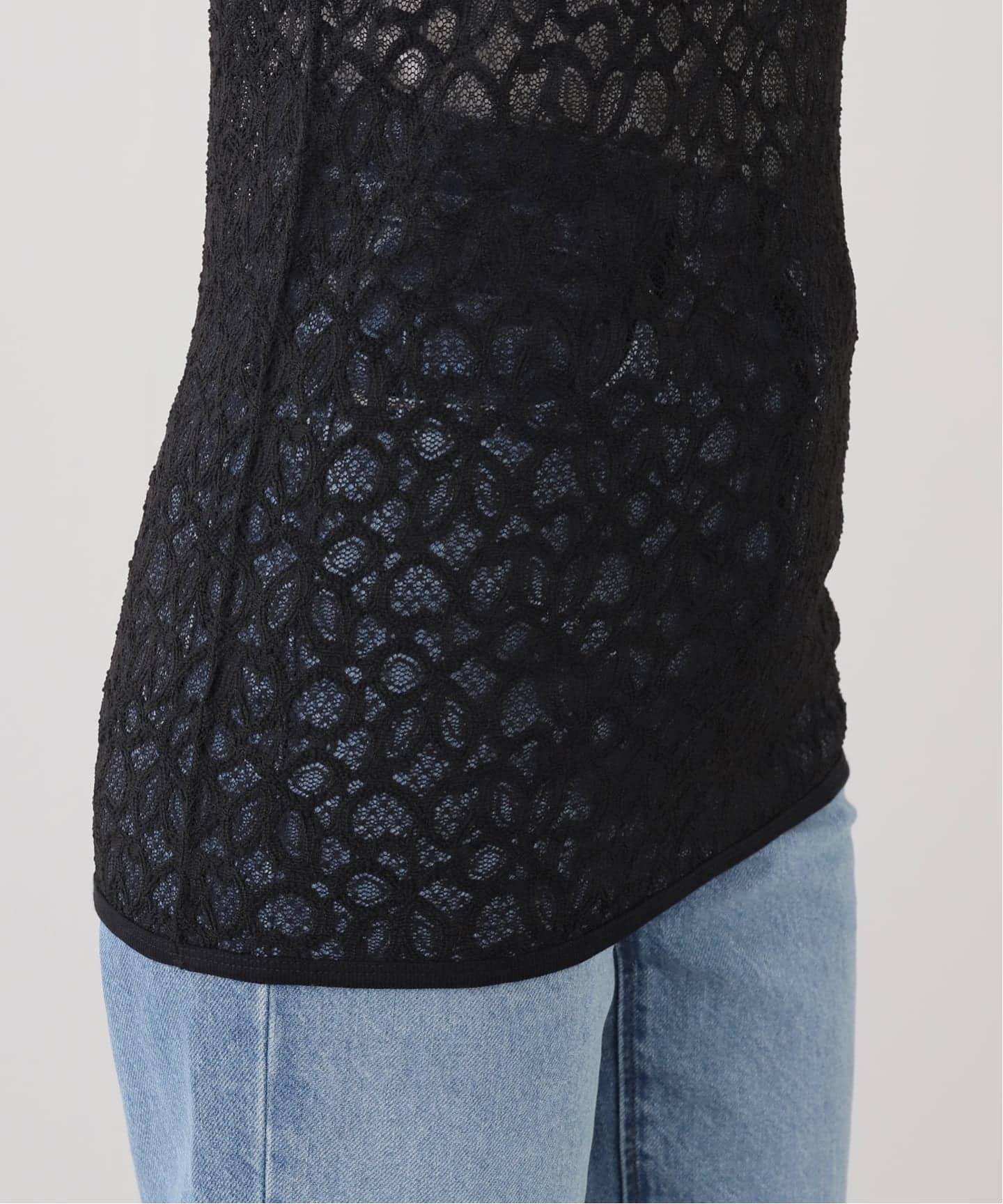 IRONING/アイロニング round lace タンクトップ（タンクトップ