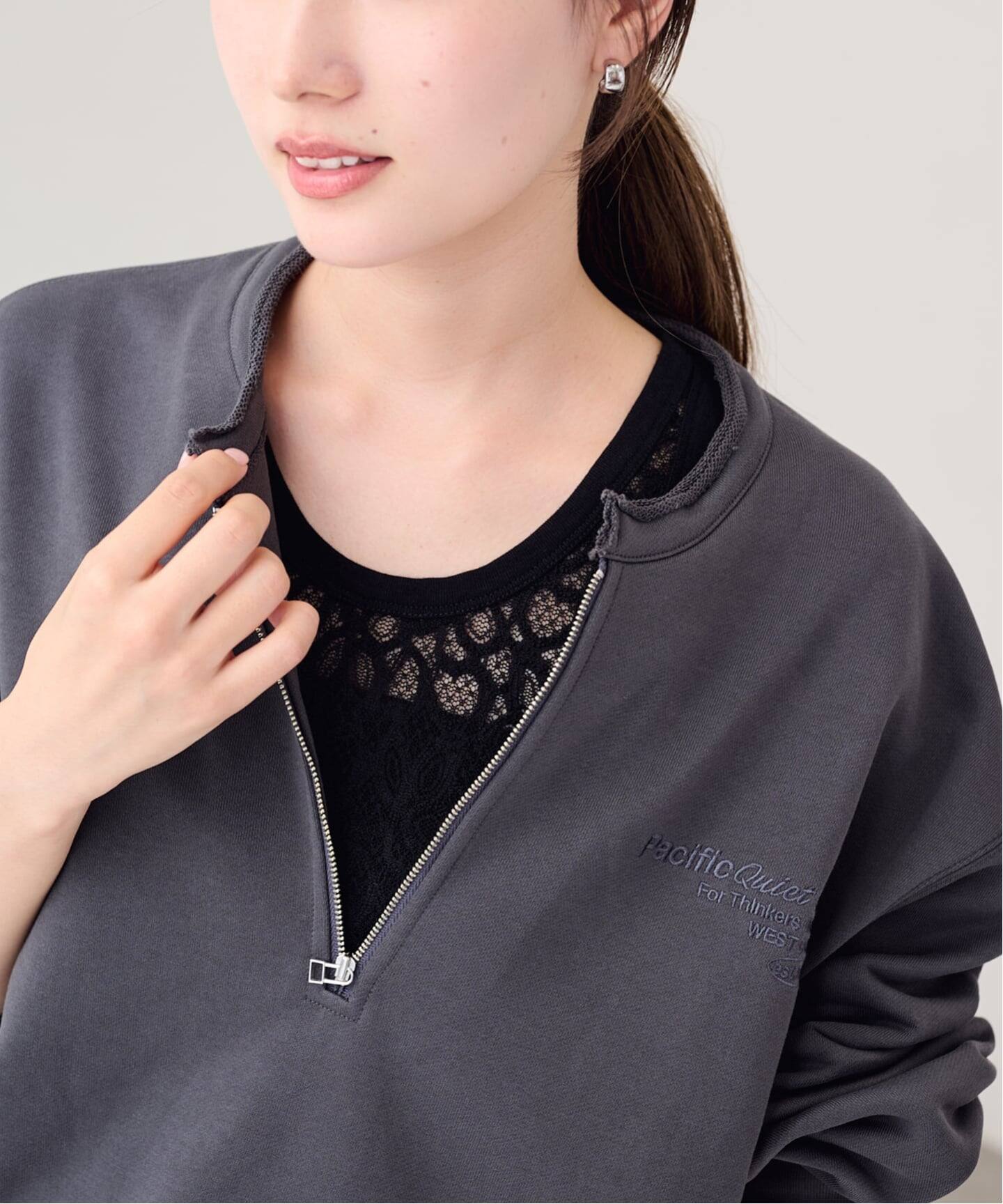 IRONING/アイロニング round lace タンクトップ（タンクトップ 