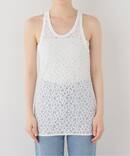 IRONING/アイロニング round lace タンクトップ