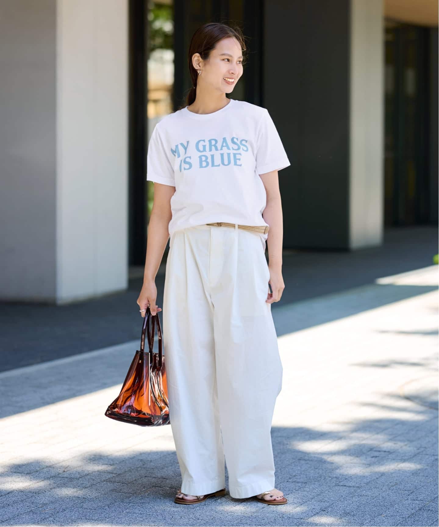 BLUESCENTRIC MY GRASS IS BLUE TEE（Tシャツ／カットソー