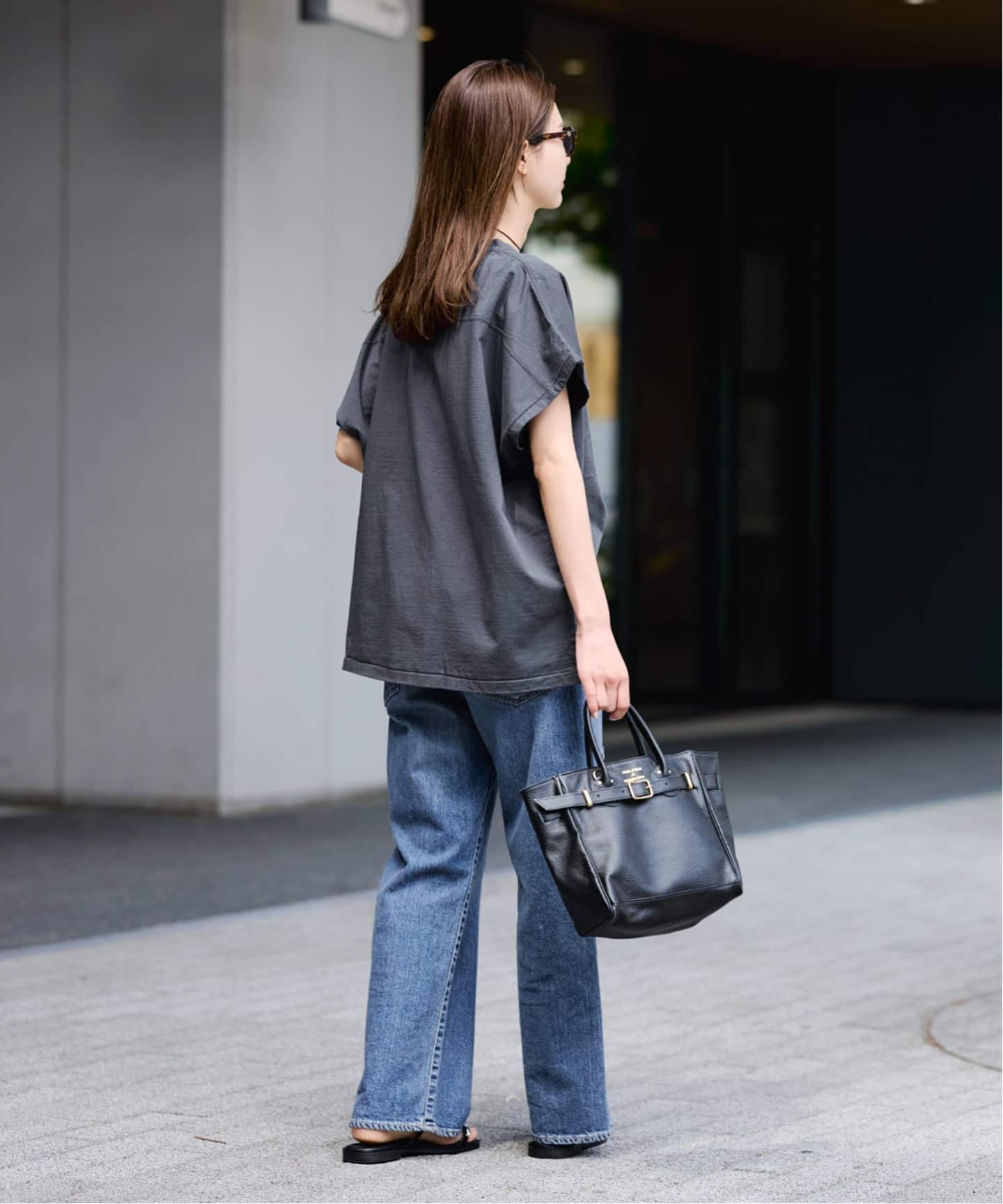 グレイコード フレームワーク取扱 23SS EVA RELAXED TEE GREYCHORD/グレーコード 別注フットボールTEE（Tシャツ／カットソー