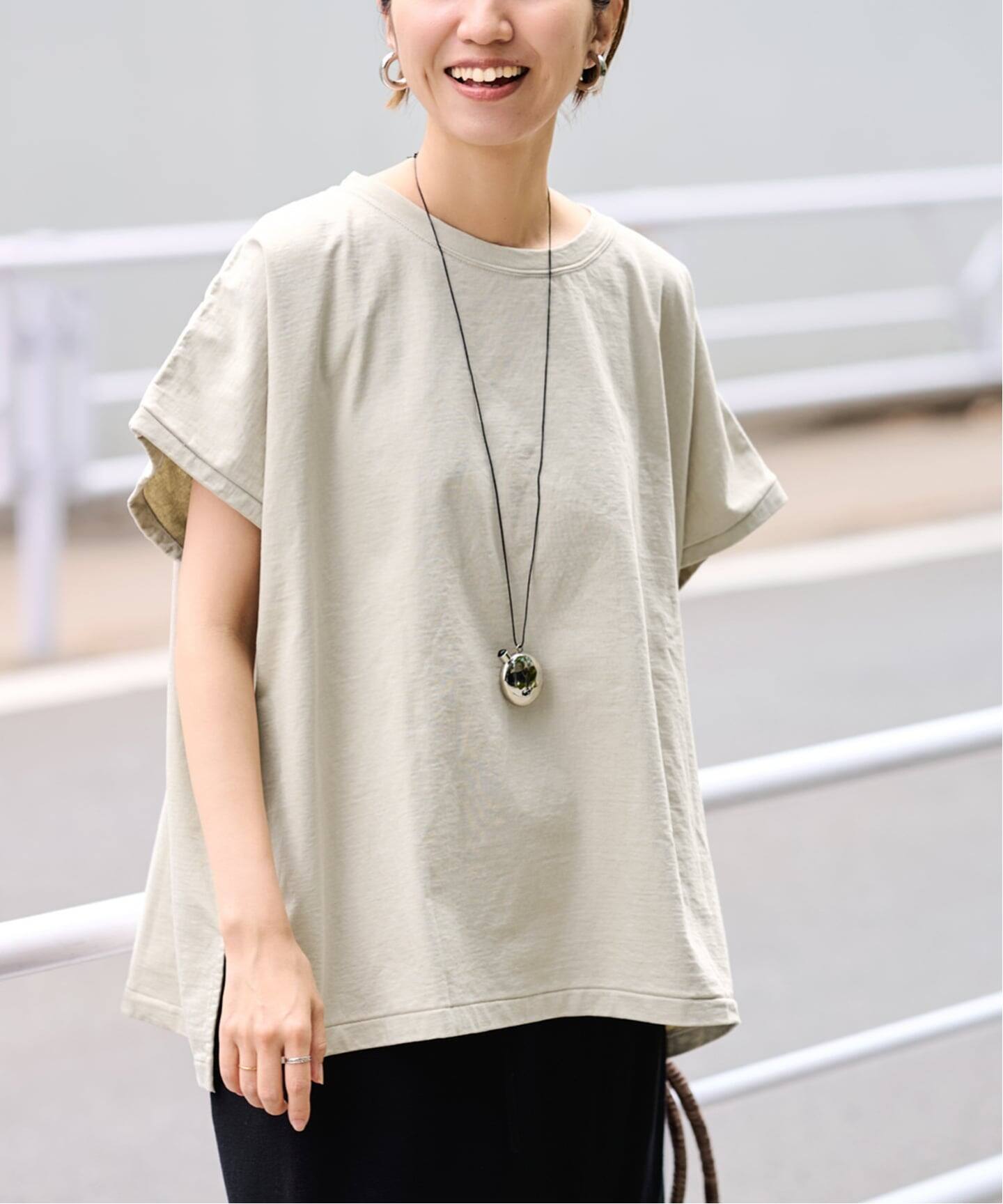 グレイコード フレームワーク取扱 23SS EVA RELAXED TEE GREYCHORD/グレーコード 別注フットボールTEE（Tシャツ／カットソー