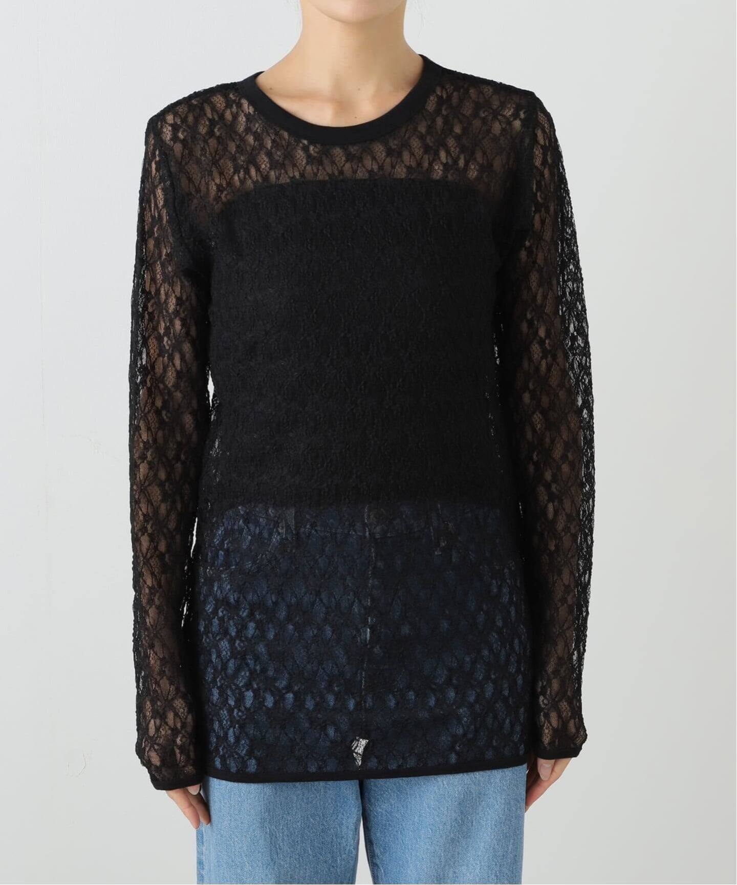 フレームワーク　IRONING flower lace ロングスリーブ ≪追加≫IRONING/アイロニング flower lace ロングスリーブ（Tシャツ