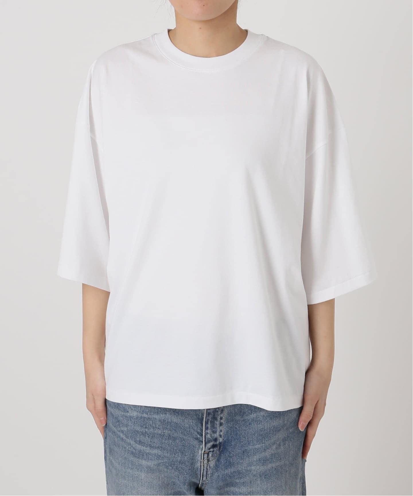 ATON/エイトン SUVIN 60/2 WIDE SLEEVE T-SHIRT（Tシャツ／カットソー