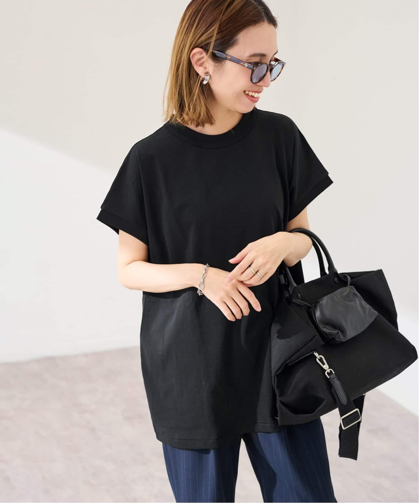 ATON/エイトン DRYCOTTON JERSEY OVERSIZED プルオーバー（Tシャツ