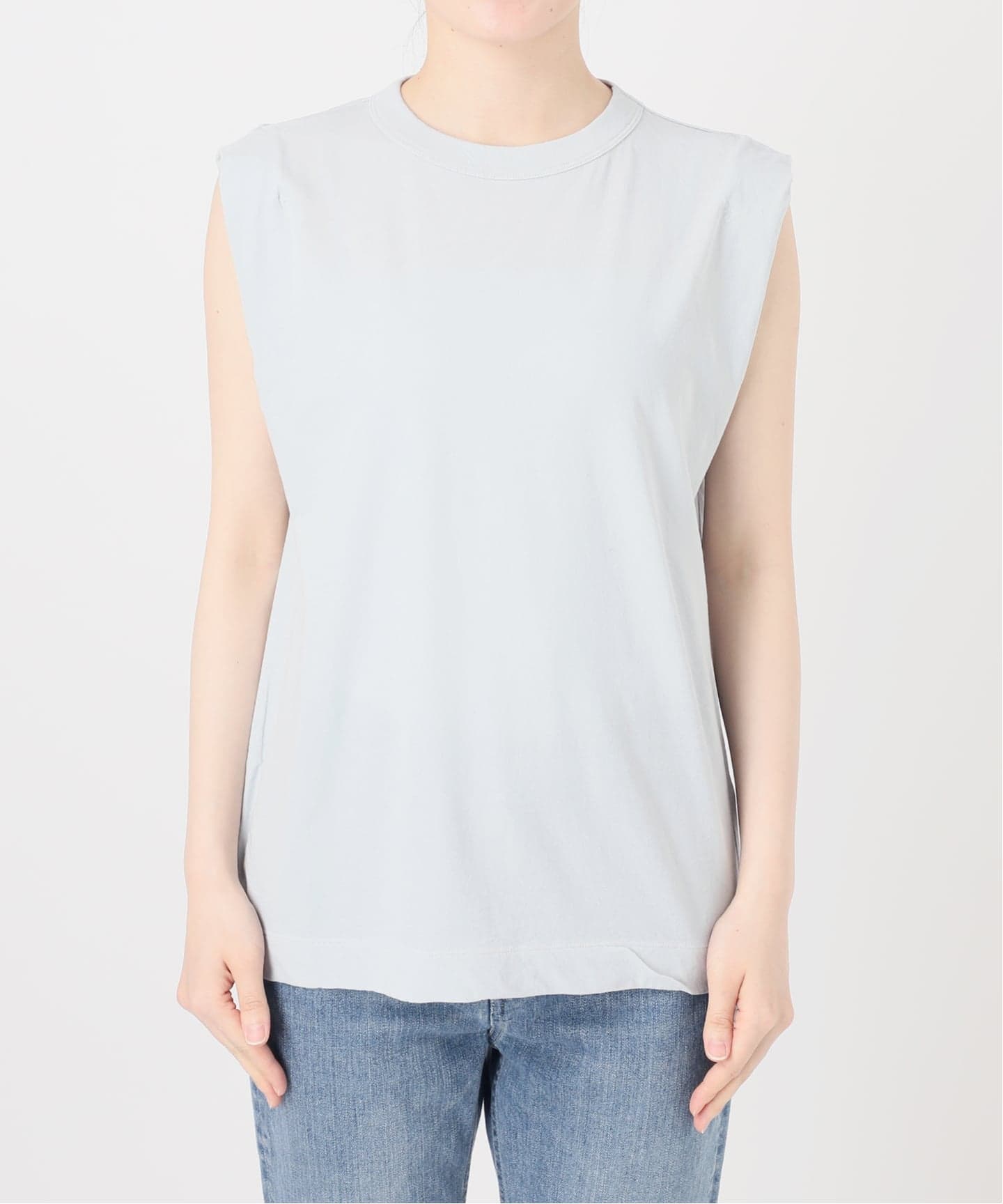 ≪追加≫ATON /エイトンFRESCA SINGLE JERSEY タンクトップ（Tシャツ