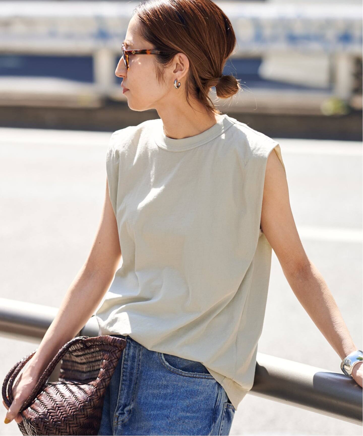 ≪追加≫ATON /エイトンFRESCA SINGLE JERSEY タンクトップ（Tシャツ 