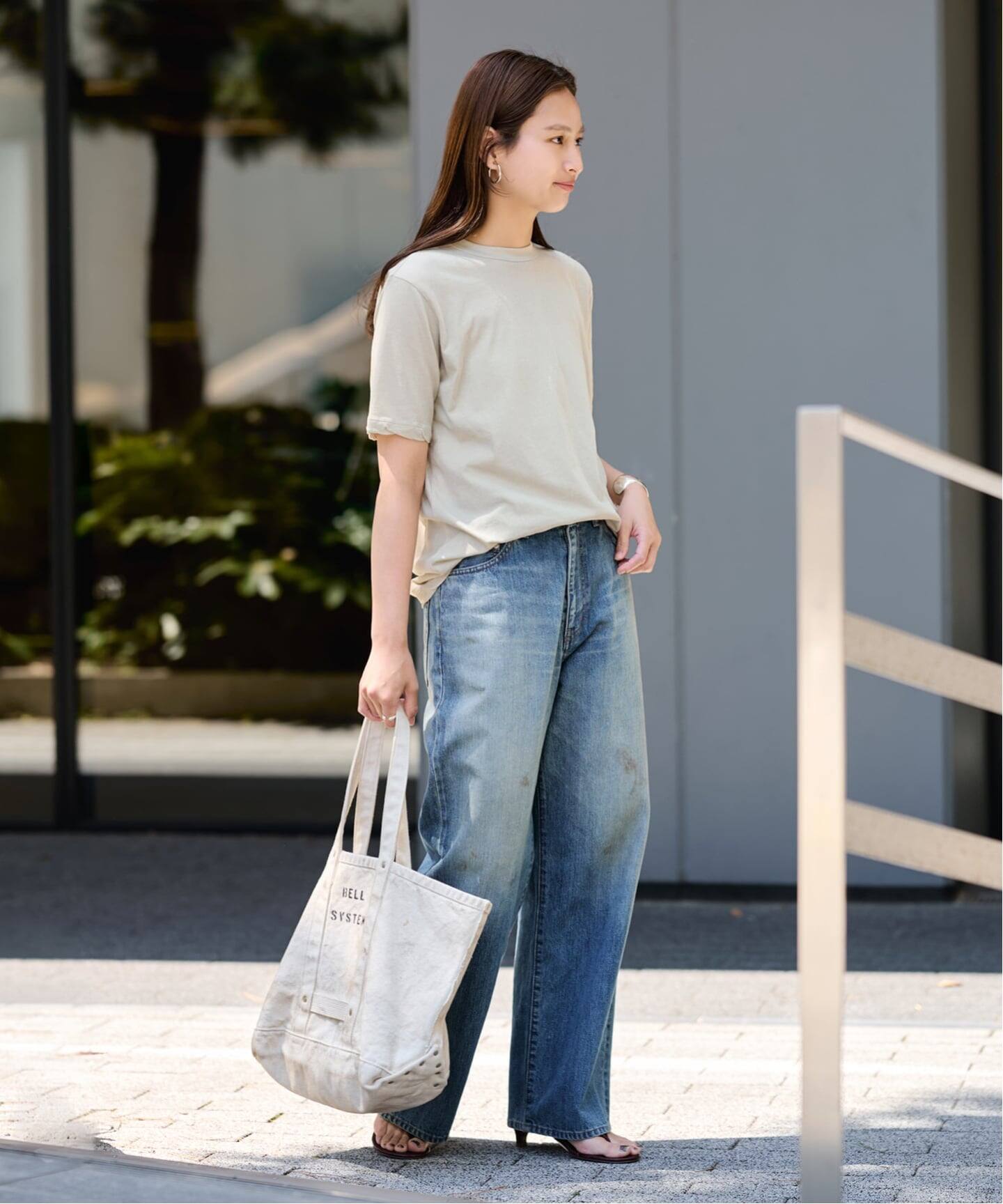 ATON 22SS 1 60/- FRESCA タグ付き FRESCA SINGLE JERSEY | スタンダードTシャツ / ATON | ファッション