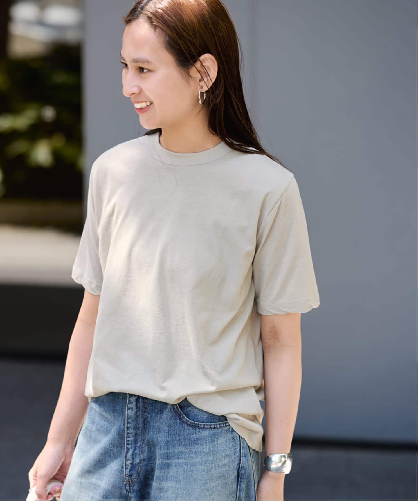 ATON 22SS 1 60/- FRESCA タグ付き ATON / FRESCA SINGLE JERSEY TIGHT FIT T-SHIRT | THE LIBRARY（ザ