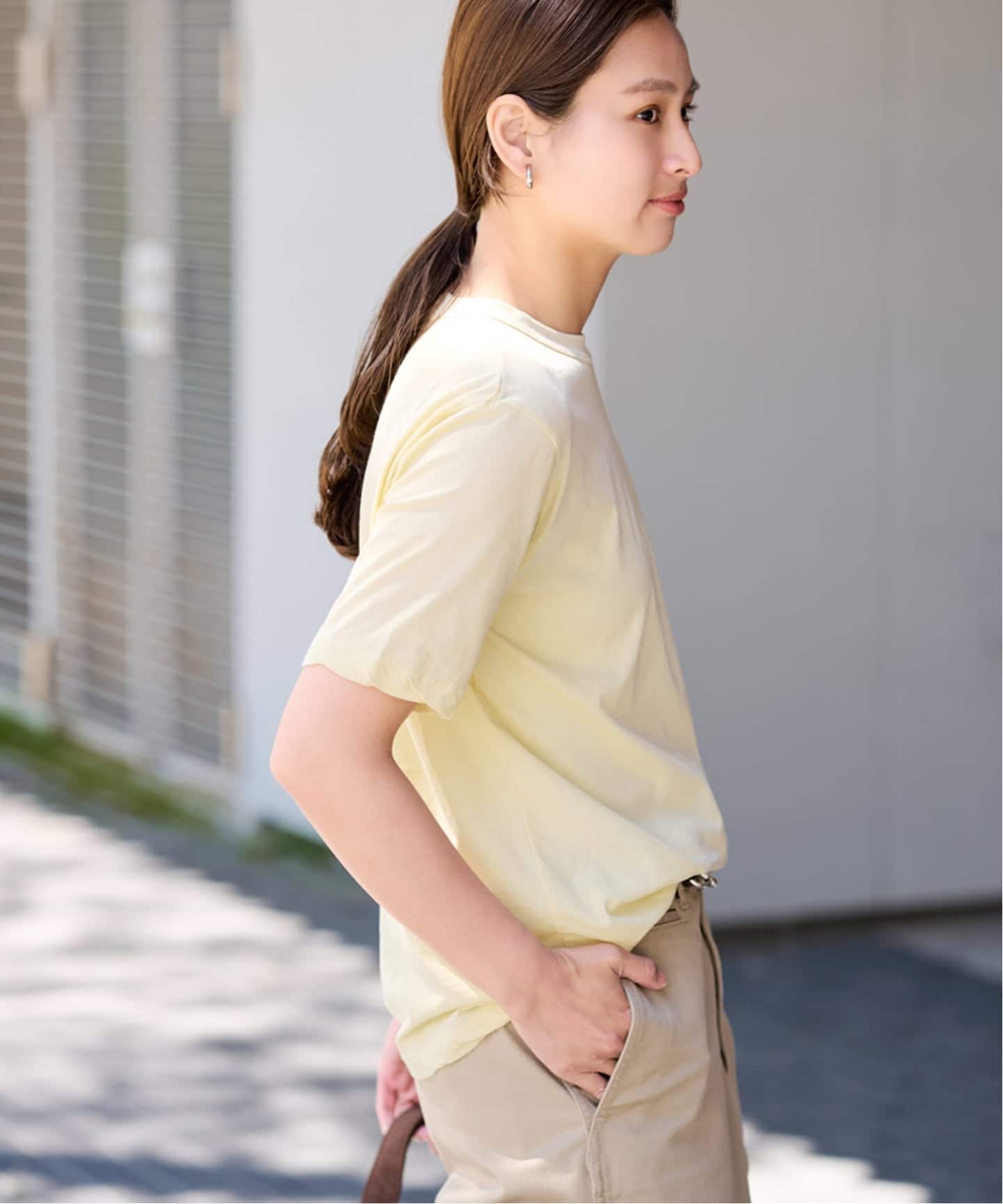 ATON 22SS 1 60/- FRESCA タグ付き FRESCA SINGLE JERSEY | スタンダードTシャツ / ATON | ファッション