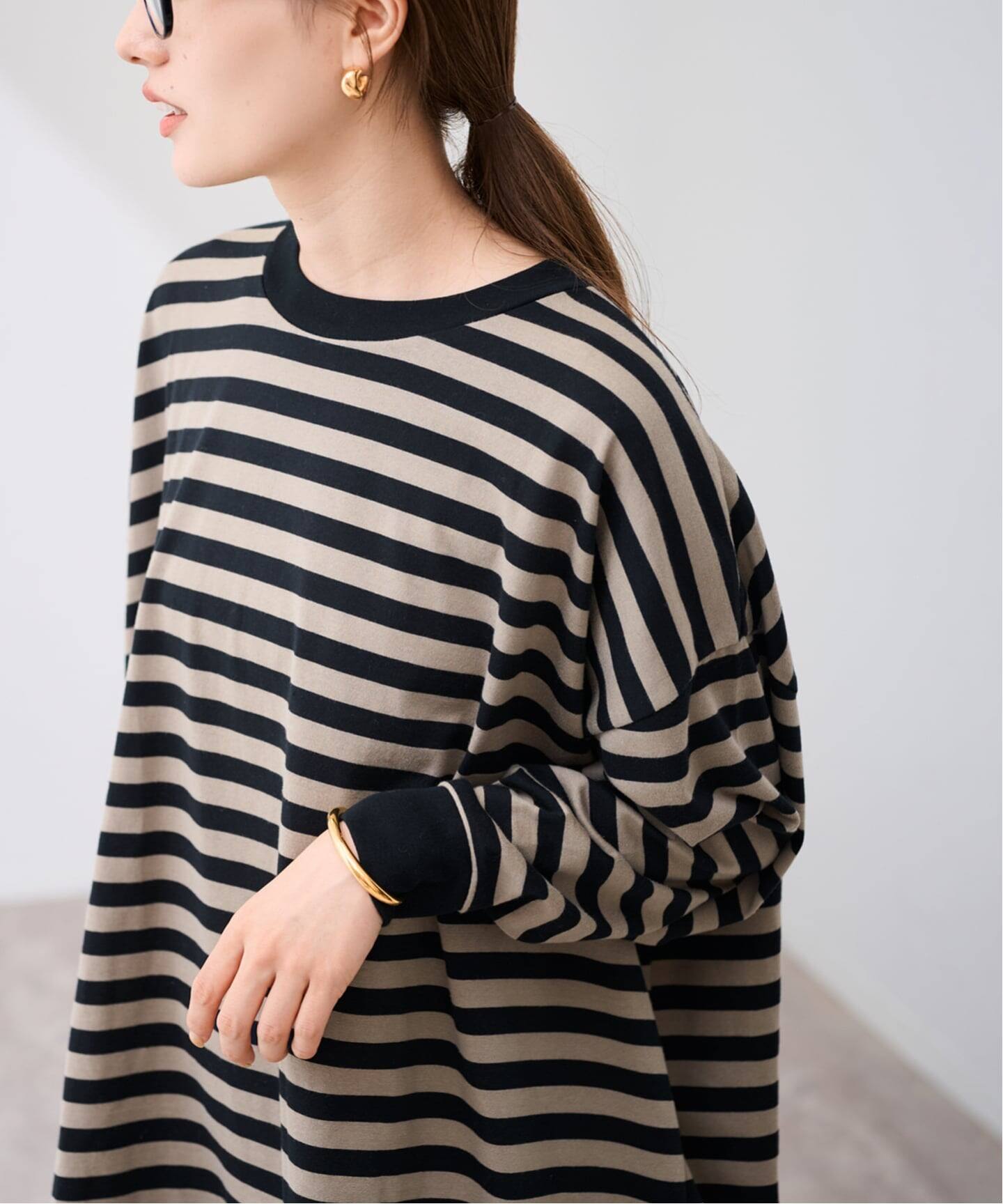 ≪WEB限定 / 追加予約≫ONIT/オニット 別注OVERSIZE ボーダーロング