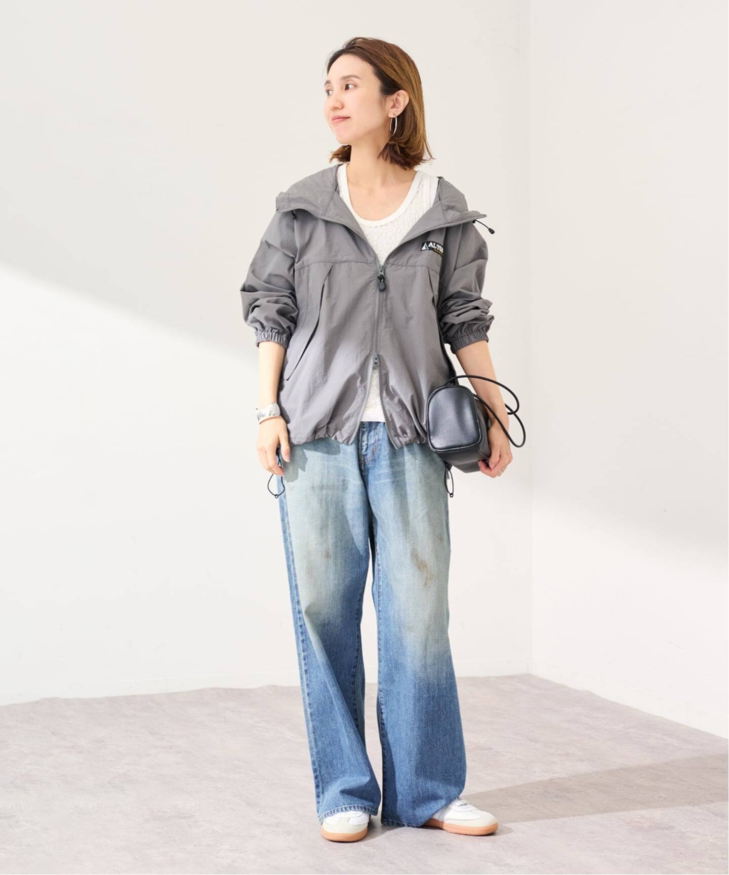 IRONING/ FLORAL SHIRRED LACE タンクトップ IRONING/アイロニング FLORAL SHIRRED LACE タンクトップ（タンク
