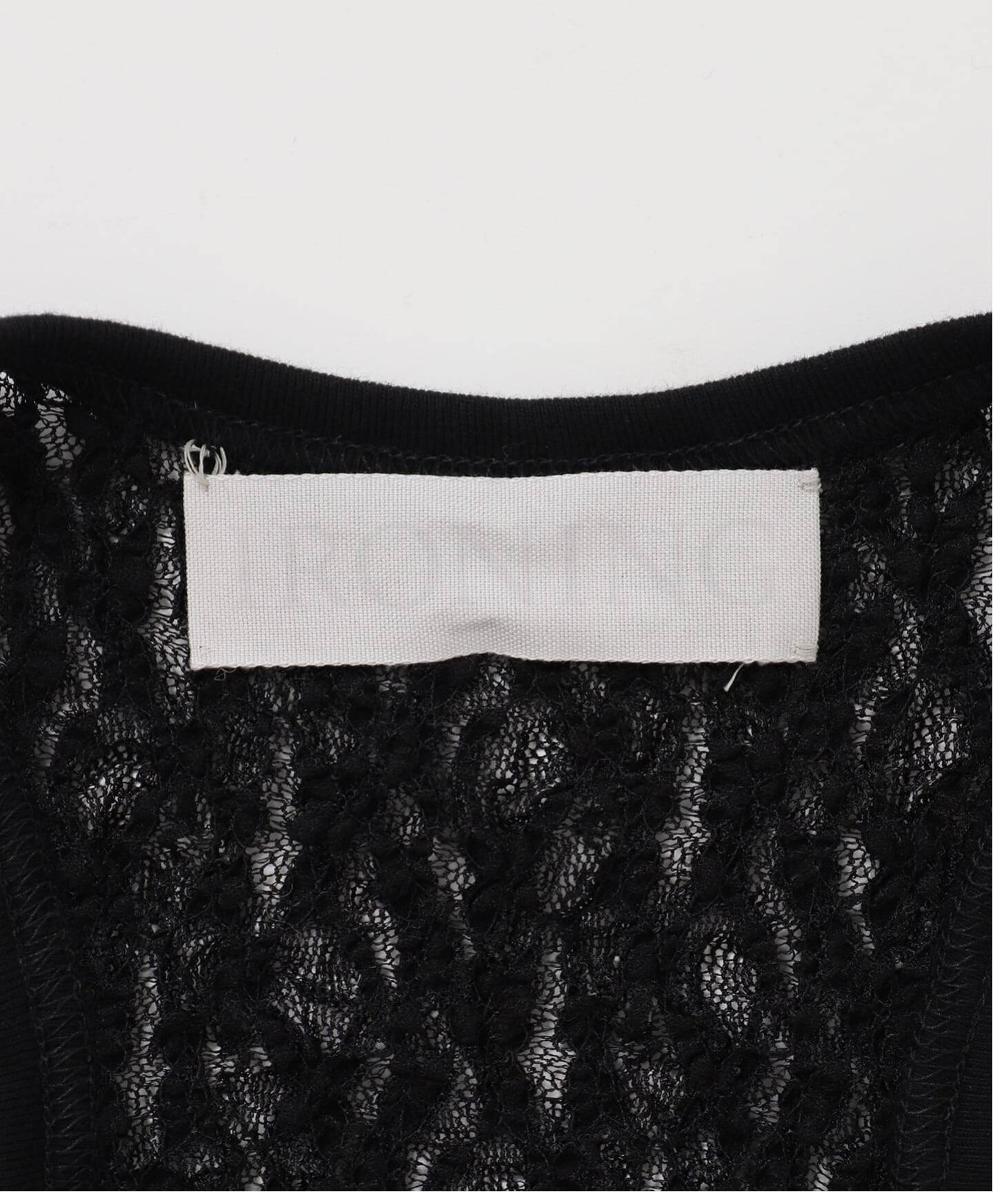 IRONING/アイロニング FLORAL SHIRRED LACE タンクトップ（タンク