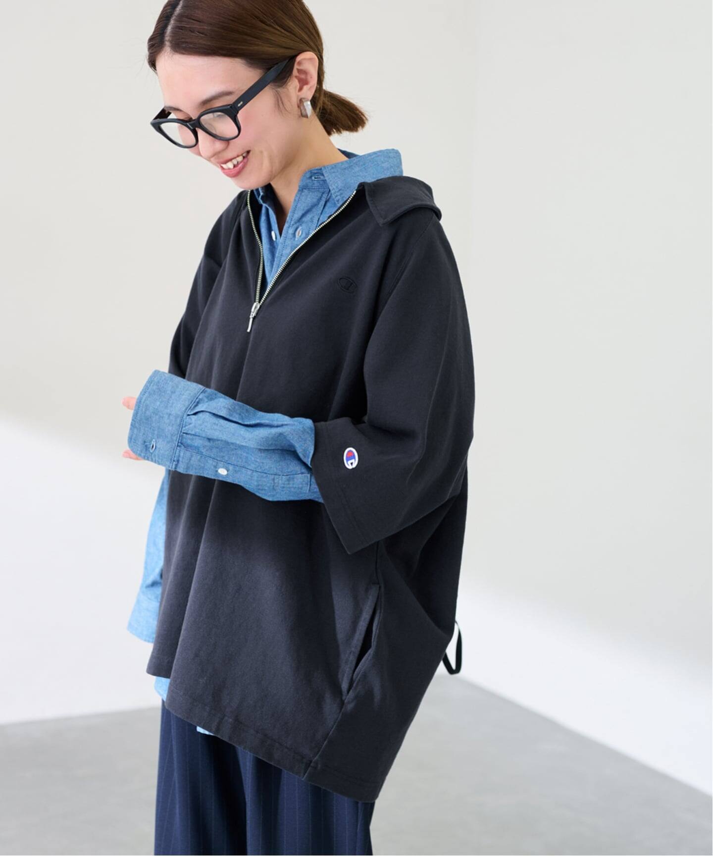 CHAMPION/チャンピオン 別注JERSEY HALF ZIP TEE（Tシャツ／カットソー