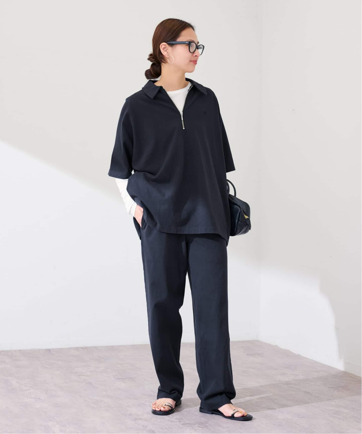 CHAMPION/チャンピオン 別注JERSEY HALF ZIP TEE（Tシャツ／カットソー