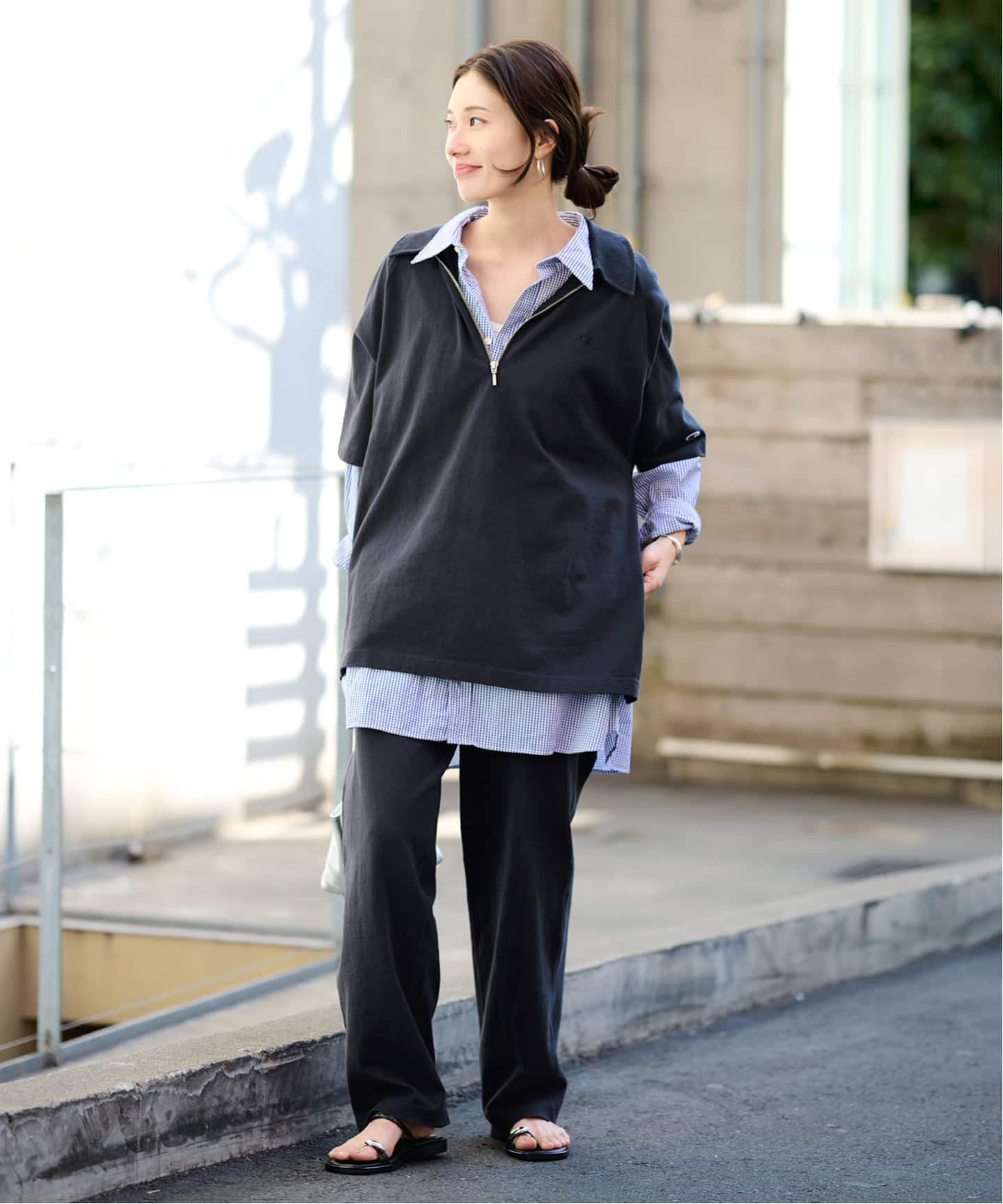 CHAMPION/チャンピオン 別注JERSEY HALF ZIP TEE（Tシャツ／カットソー