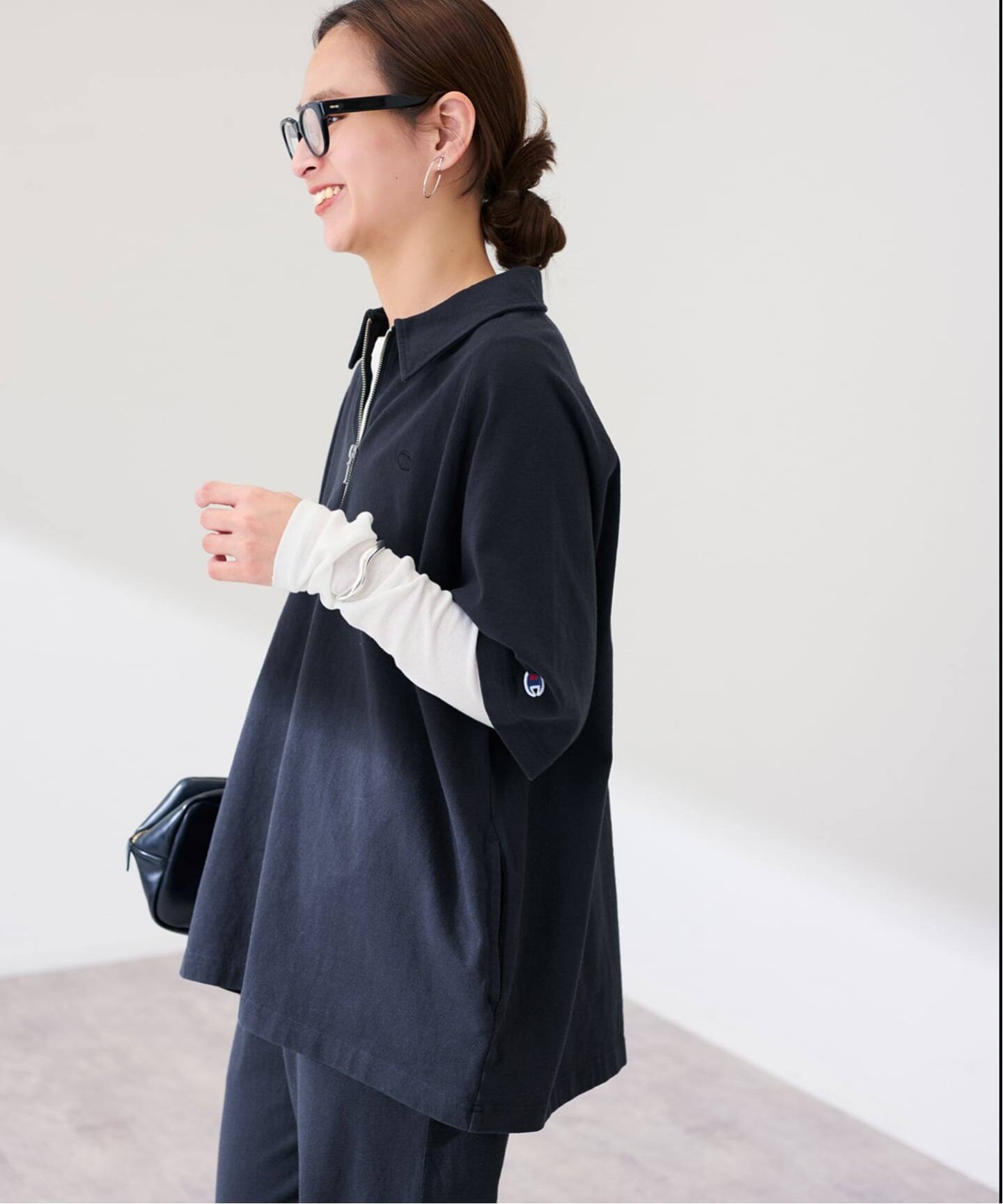 CHAMPION/チャンピオン 別注JERSEY HALF ZIP TEE ≪追加予約≫CHAMPION/チャンピオン 別注JERSEY HALF ZIP TEE 2（T