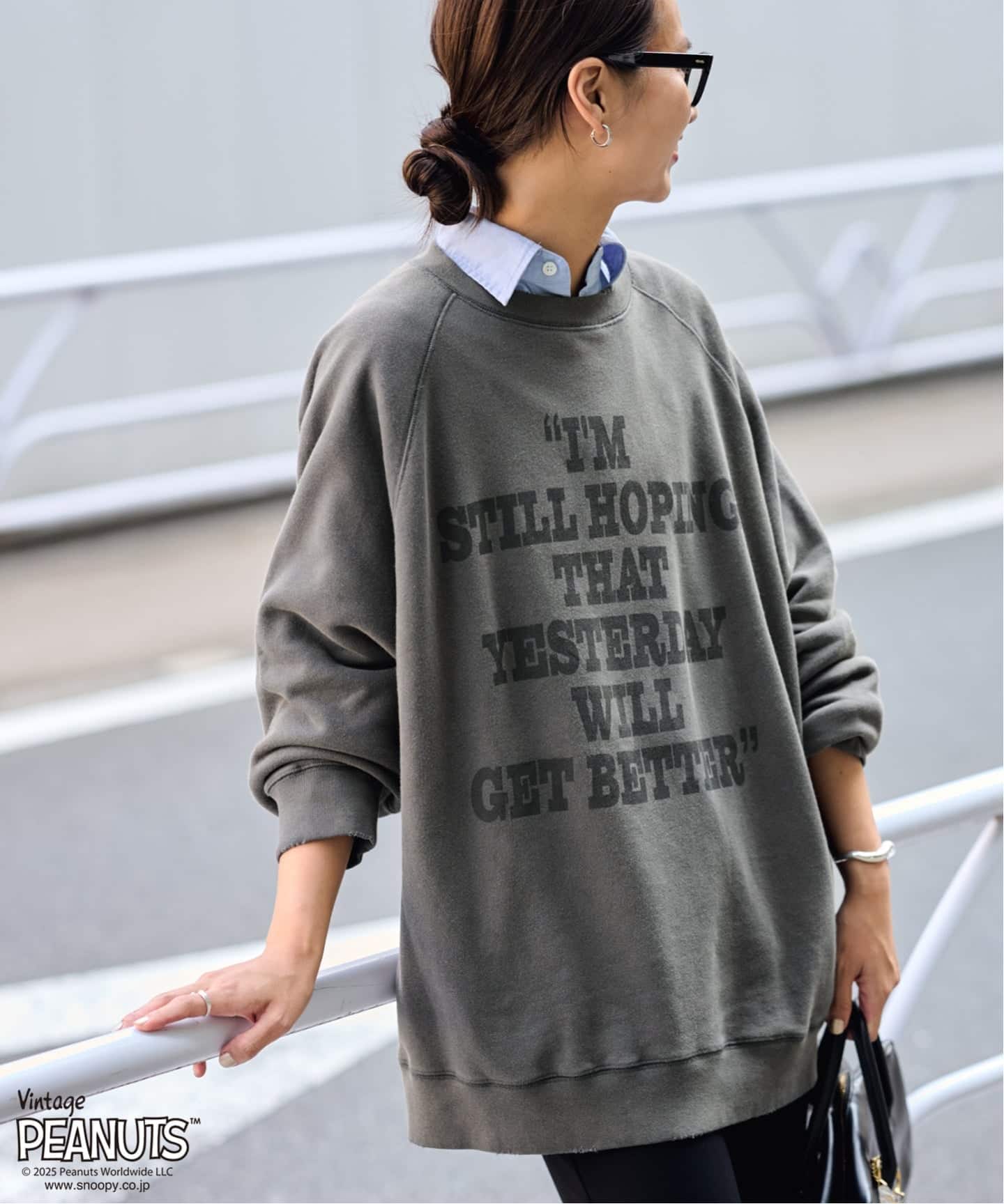 ≪WEB限定/ 追加予約≫MEAN MACHINE AGE 別注 PEANUTS VTG CREW SWT