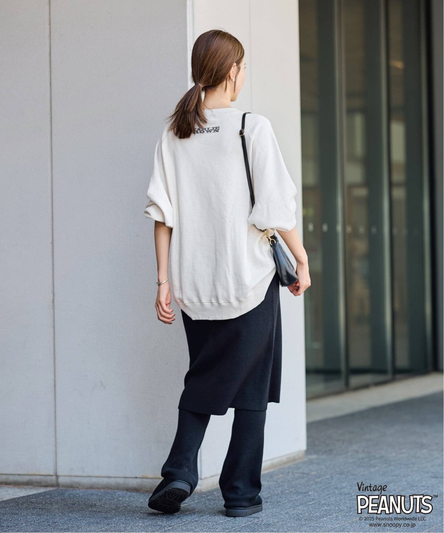 ≪WEB限定/ 追加≫MEAN MACHINE AGE 別注 PEANUTS VTG CREW SWT