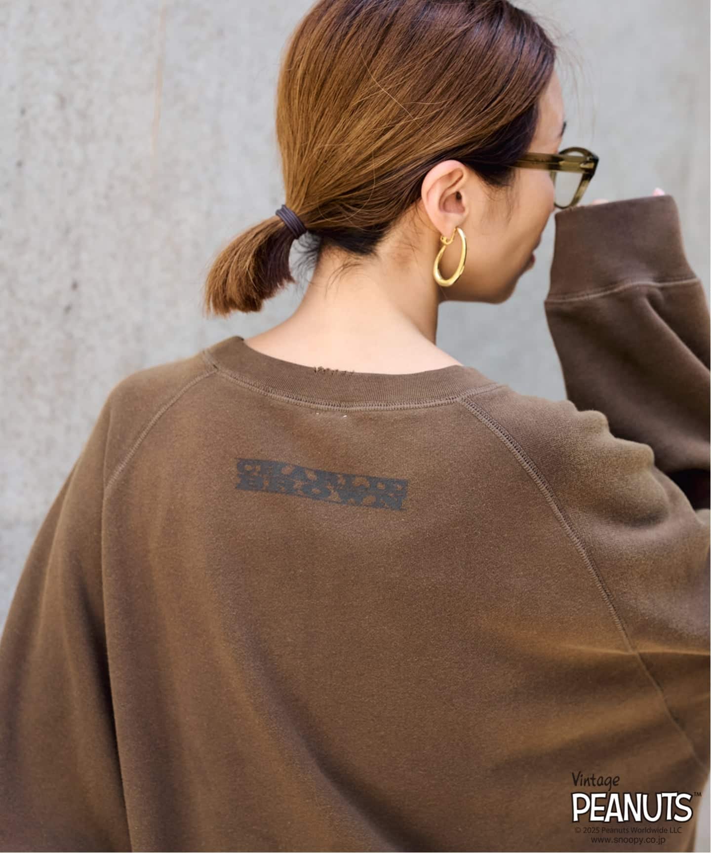 ≪WEB限定/ 追加≫MEAN MACHINE AGE 別注 PEANUTS VTG CREW SWT