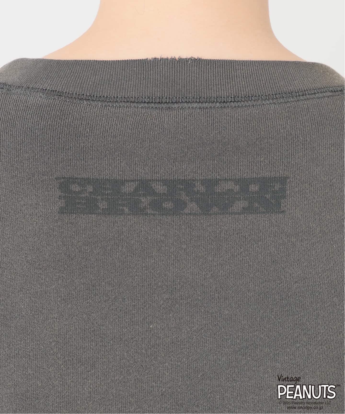 ≪WEB限定/ 追加≫MEAN MACHINE AGE 別注 PEANUTS VTG CREW SWT