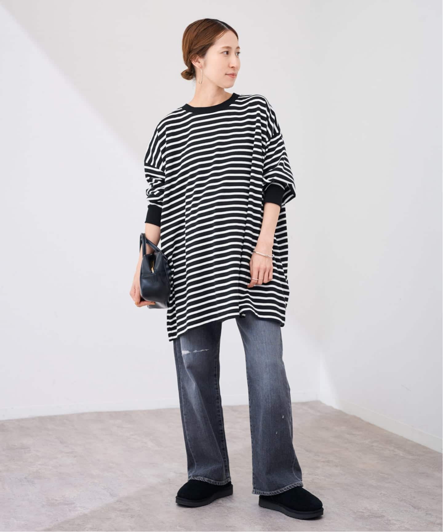 FRAMeWORK ONITオニット 別注OVERSIZE BORDER LS ≪追加≫ONIT/オニット 別注OVERSIZE BORDER LS（Tシャツ／カットソー