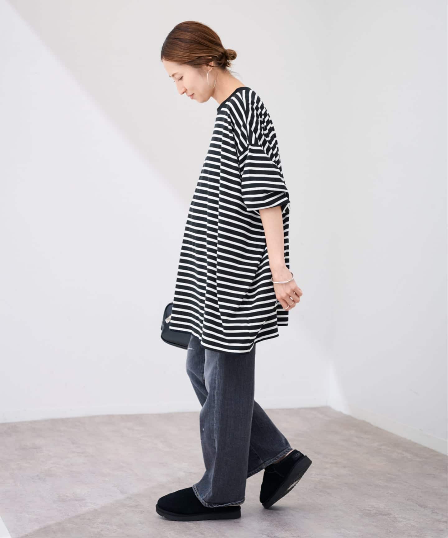 ≪追加≫ONIT/オニット 別注OVERSIZE BORDER LS（Tシャツ／カットソー